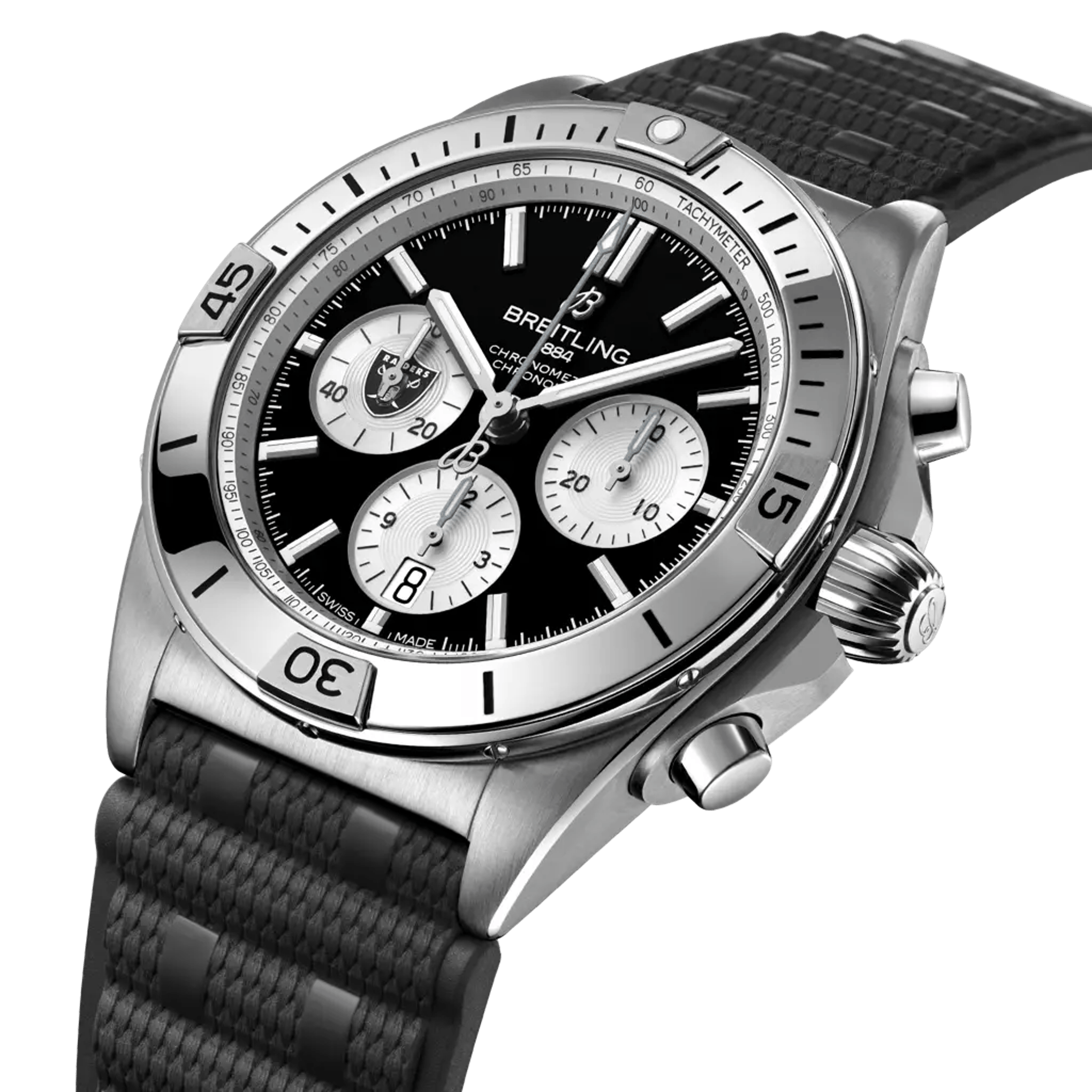 Chronomat B01 42 NFL Las Vegas Raiders Edition - AB01342B1B1S1 - image 2