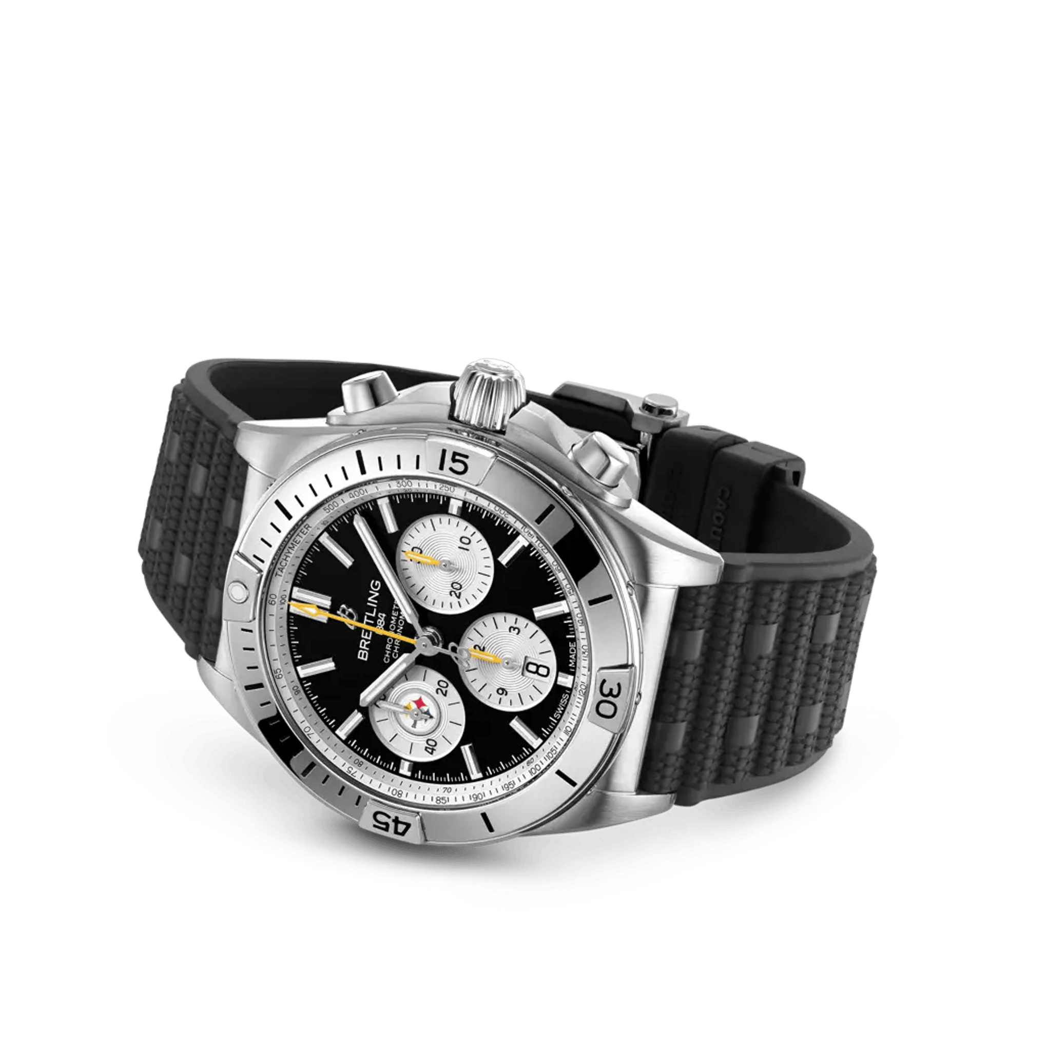 Chronomat B01 42 NFL Pittsburgh Steelers Edition - AB01342B1B2S1 - image 3