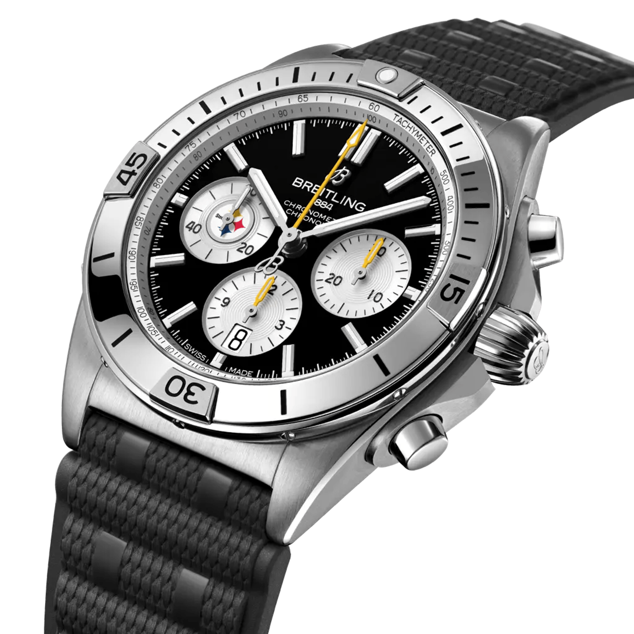 Chronomat B01 42 NFL Pittsburgh Steelers Edition - AB01342B1B2S1 - image 2