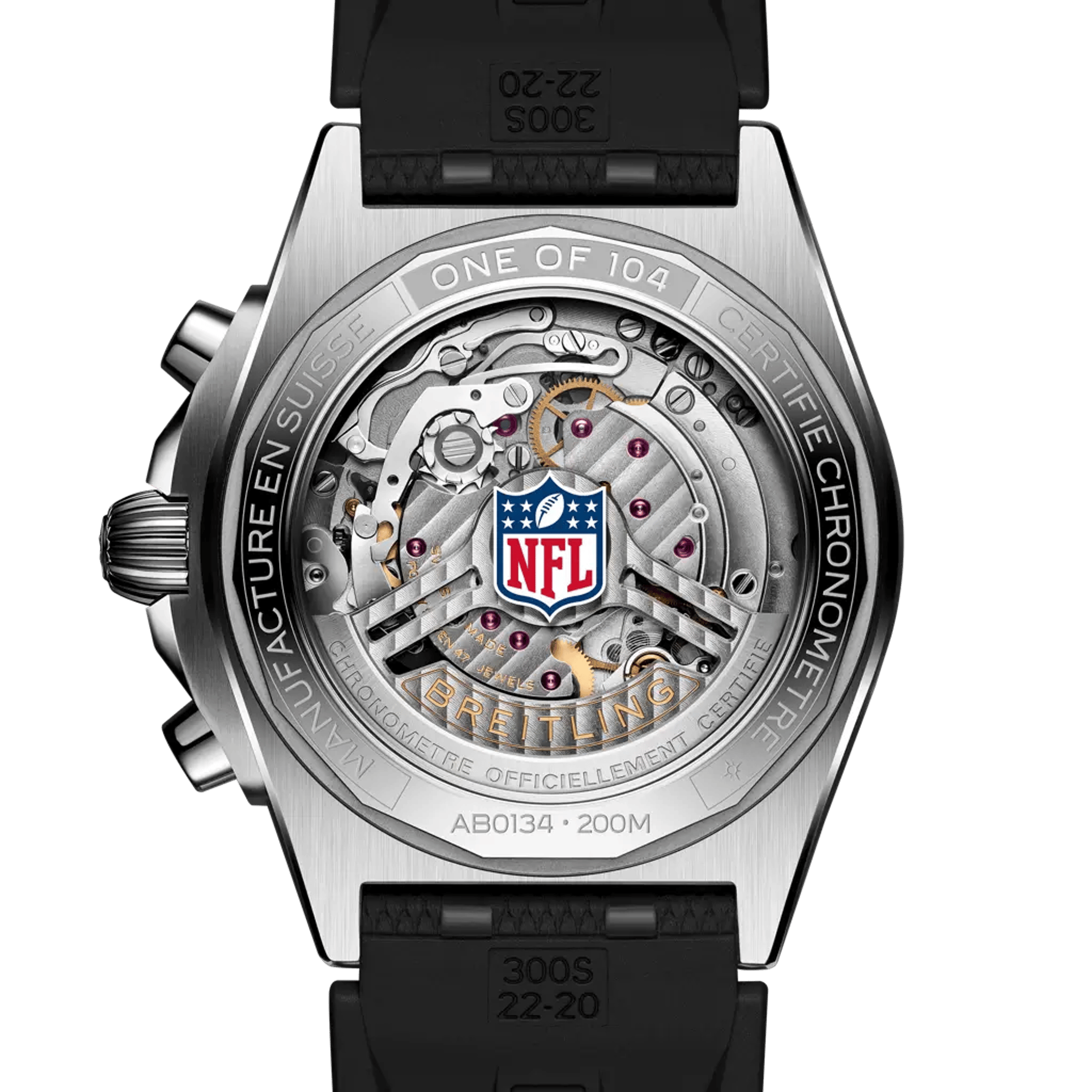 Chronomat B01 42 NFL New Orleans Saints Edition - AB01342B1B4S1 - image 4