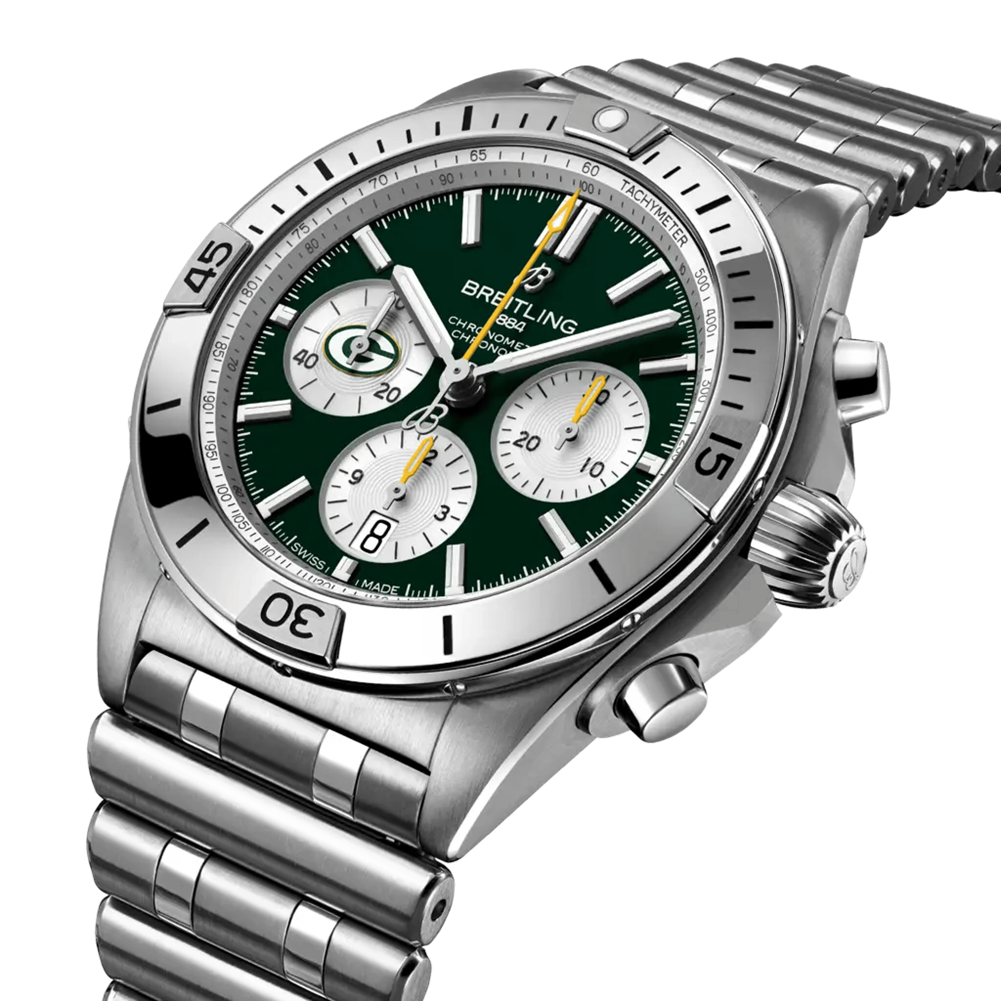 Chronomat B01 42 NFL Green Bay Packers Edition - AB01342B1L1A1 - image 2