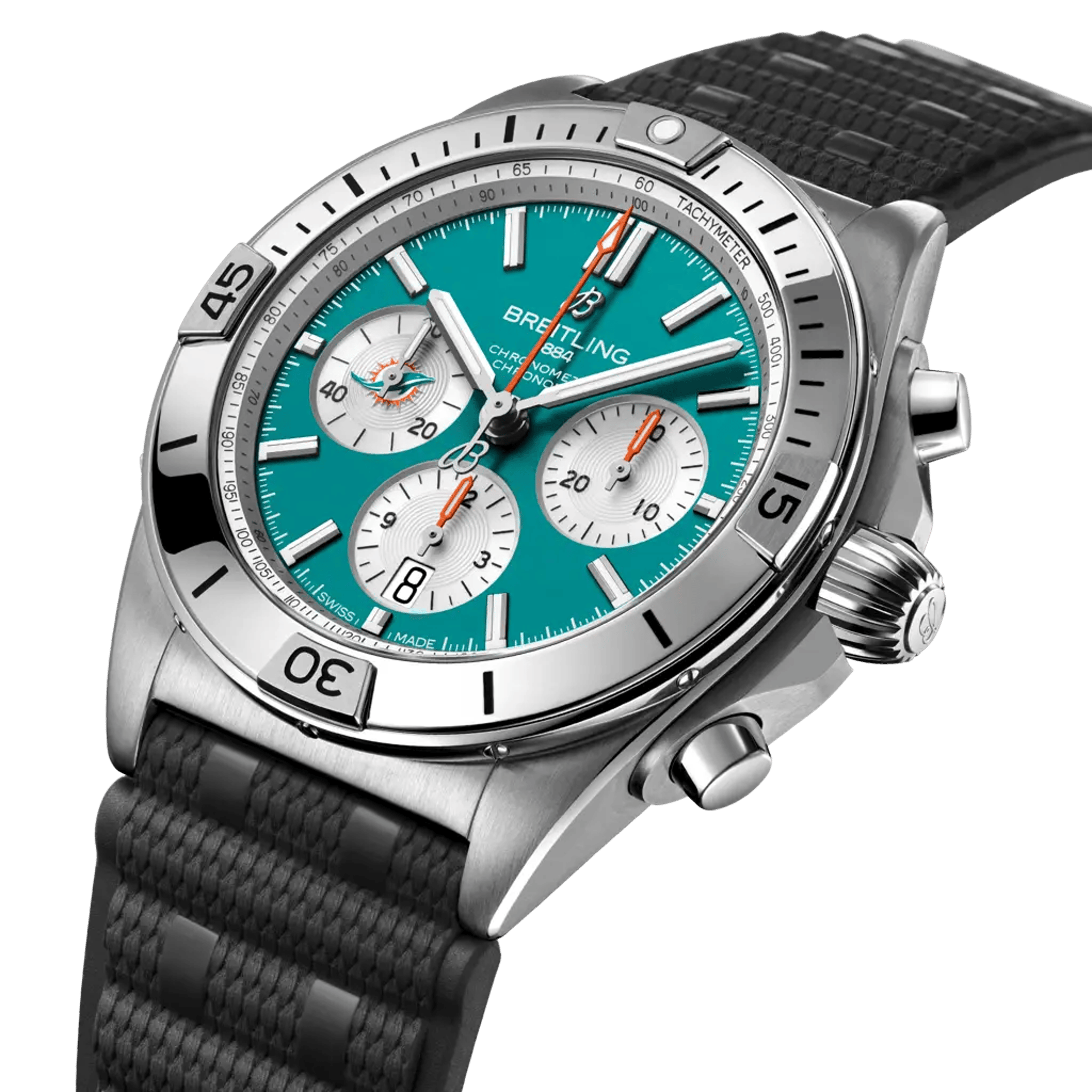 Chronomat B01 42 NFL Miami Dolphins Edition - AB01342B1L2S1 - image 2