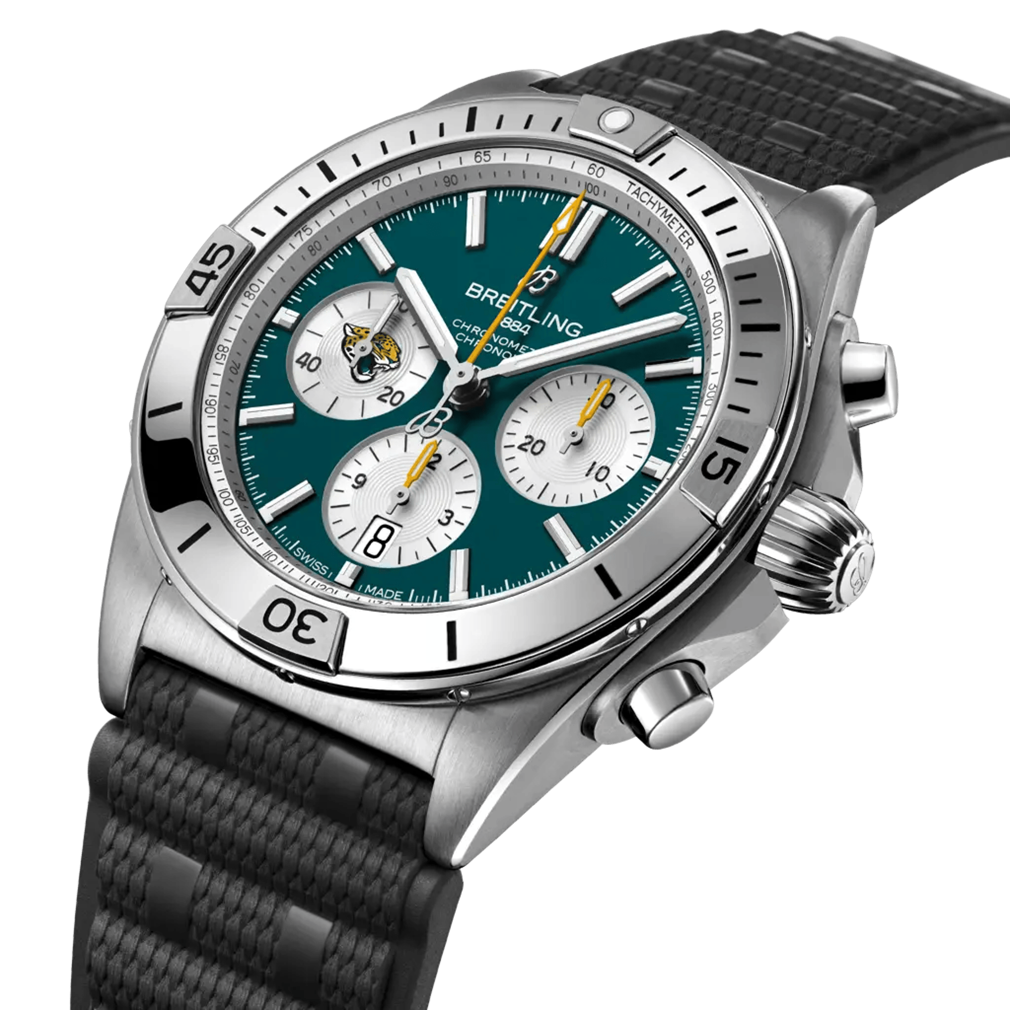 Chronomat B01 42 NFL Jacksonville Jaguars Edition - AB01342B1L3S1 - image 2