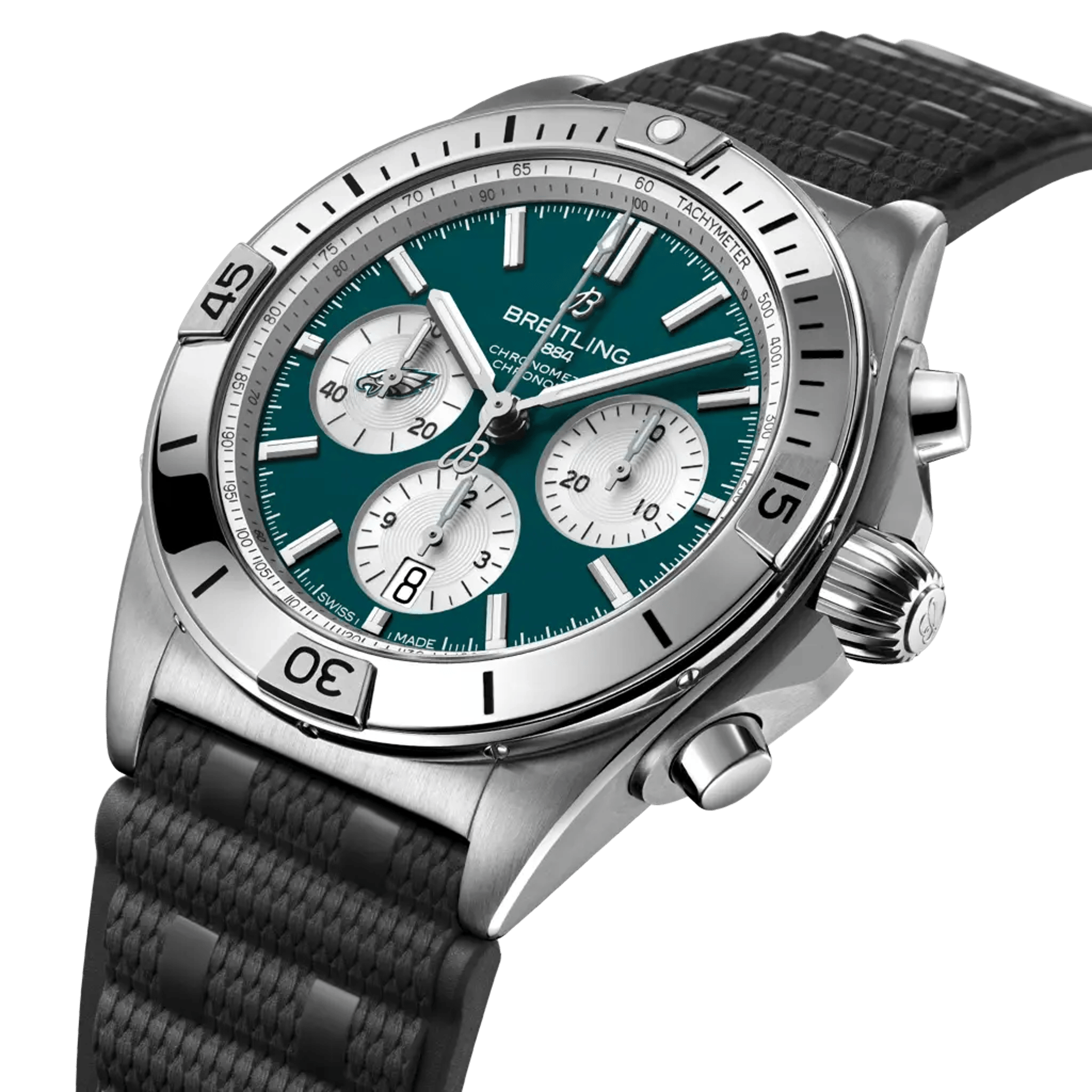 Chronomat B01 42 NFL Philadelphia Eagles Edition - AB01342B1L4S1 - image 2