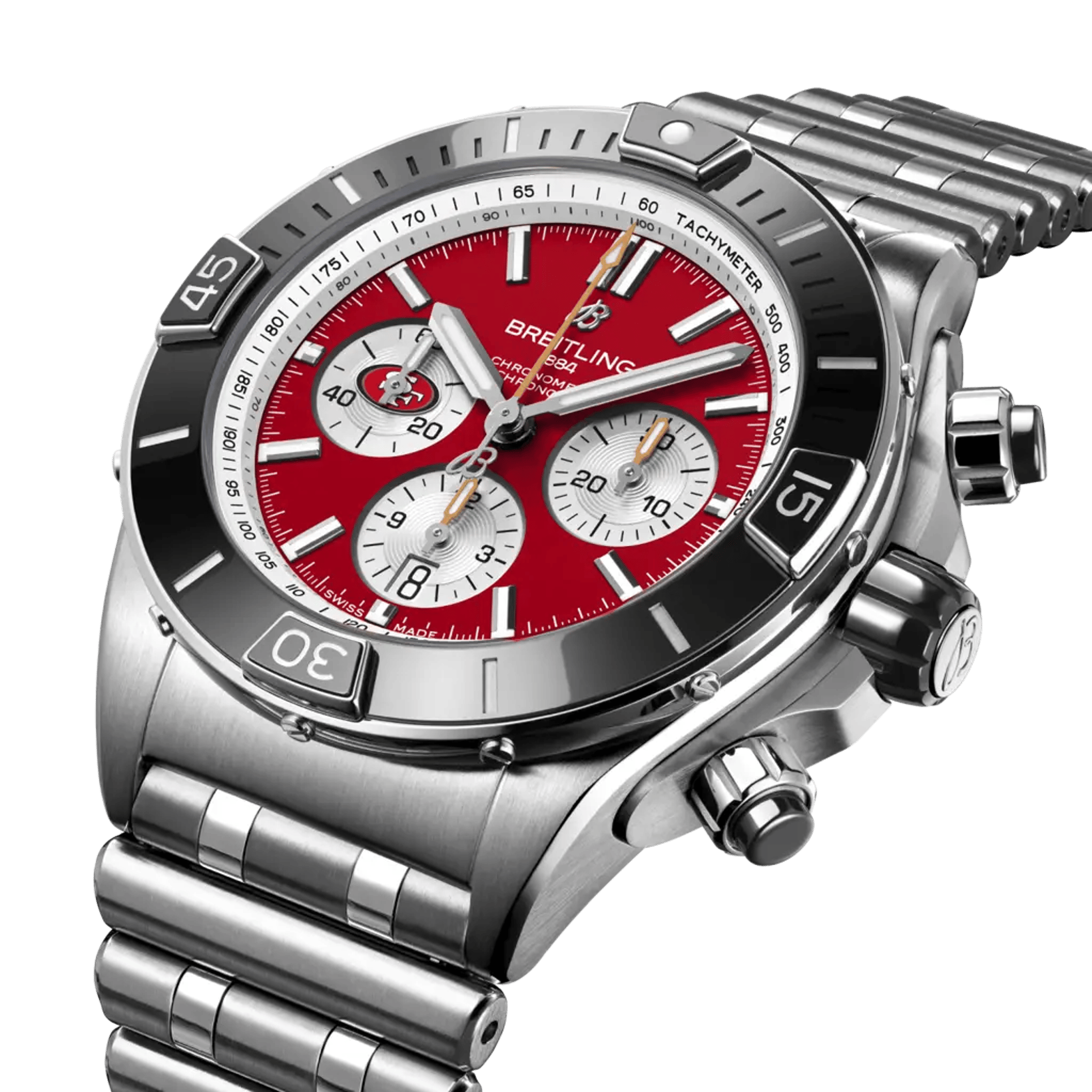 Super Chronomat B01 Chronograph 44 NFL San Francisco 49ers - AB01361C1K1A1 - image 2