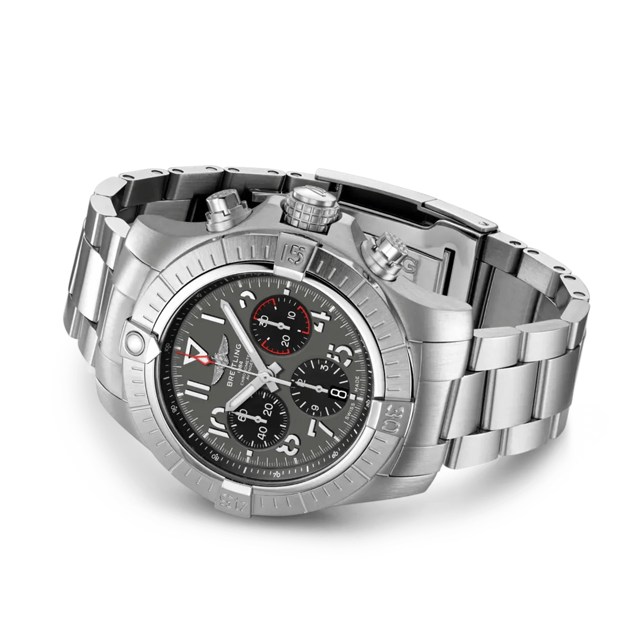 Avenger B01 Chronograph 45 - AB01821A1B1A1 - image 3