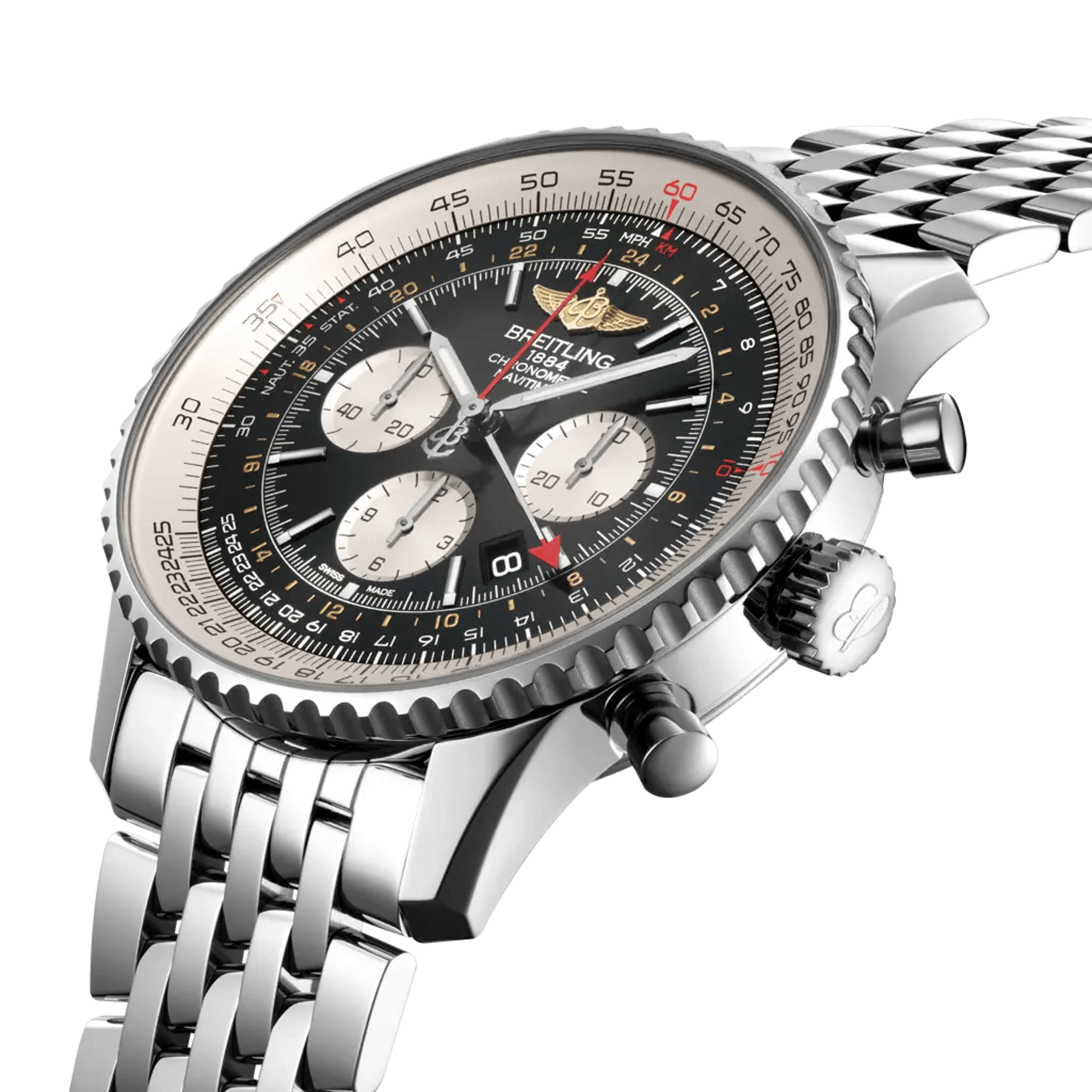 Navitimer B04 Chronograph GMT 48 - AB0441211B1A1 - image 2