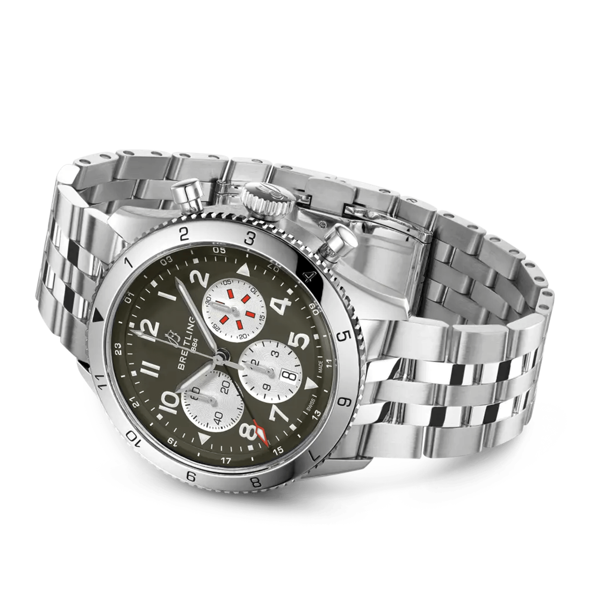 Super AVI B04 Chronograph GMT 46 Curtiss Warhawk - AB04452A1L1A1 - image 3