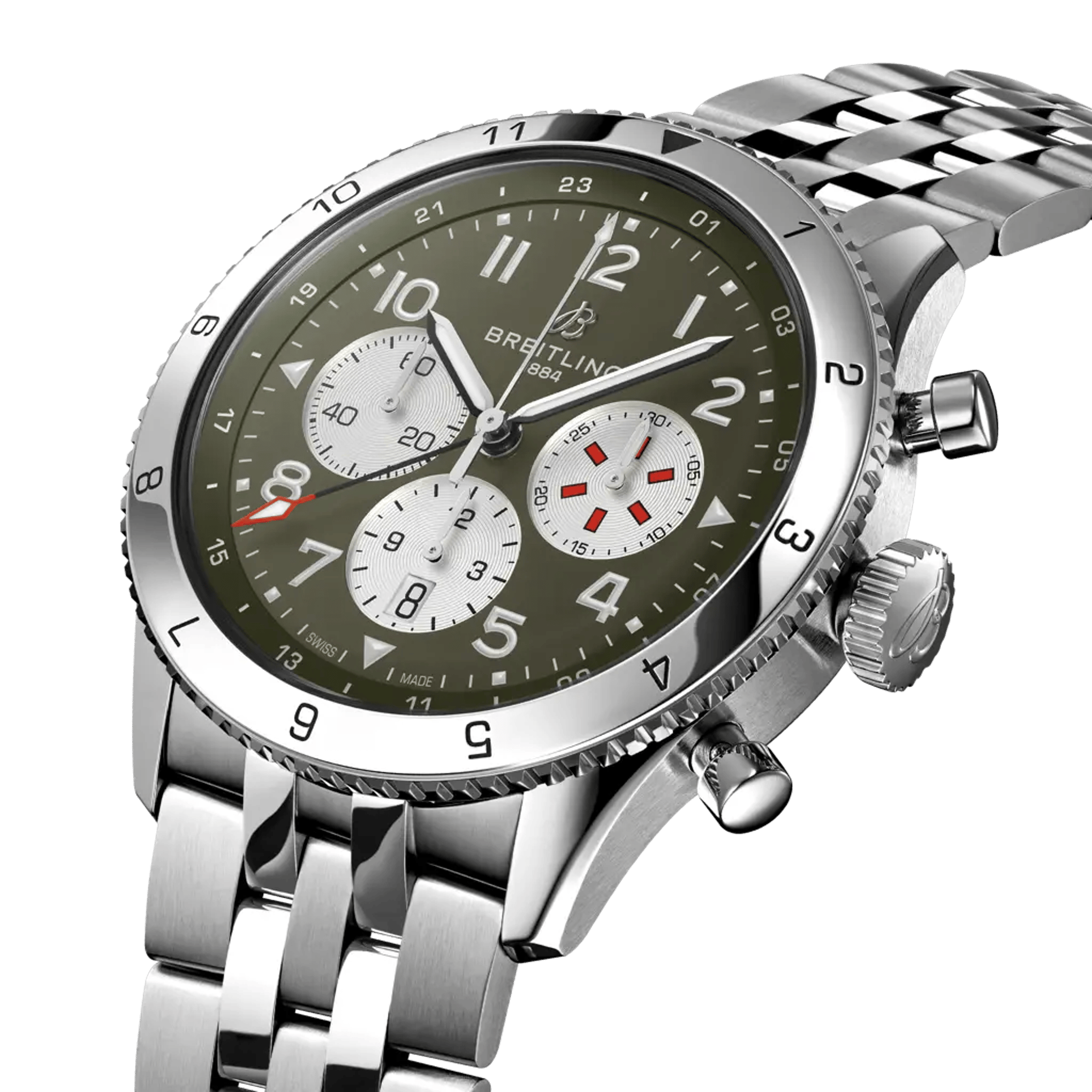 Super AVI B04 Chronograph GMT 46 Curtiss Warhawk - AB04452A1L1A1 - image 2