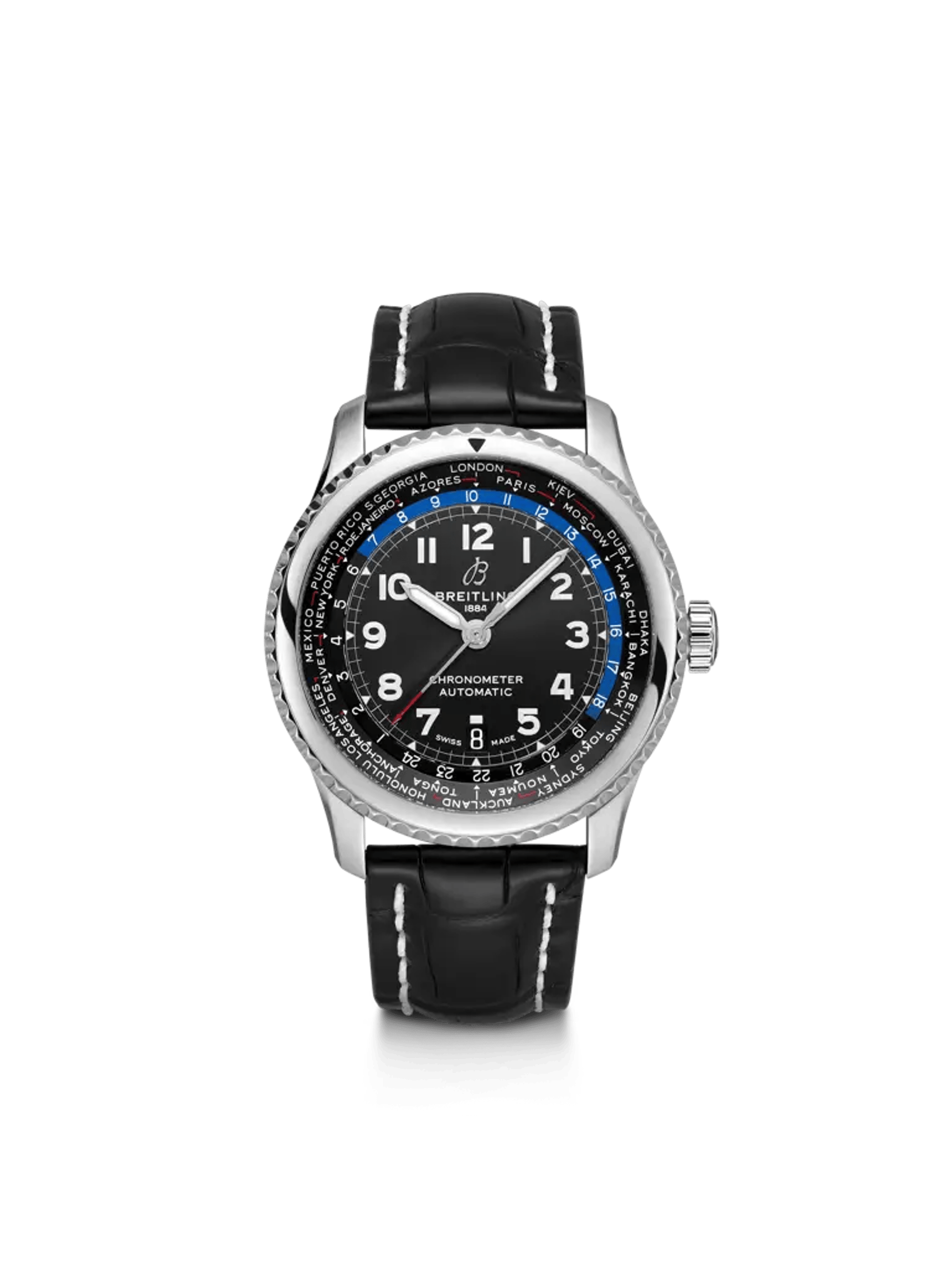 Aviator 8 B35 Automatic Unitime 43 - AB3521U41B1P1 - image 1