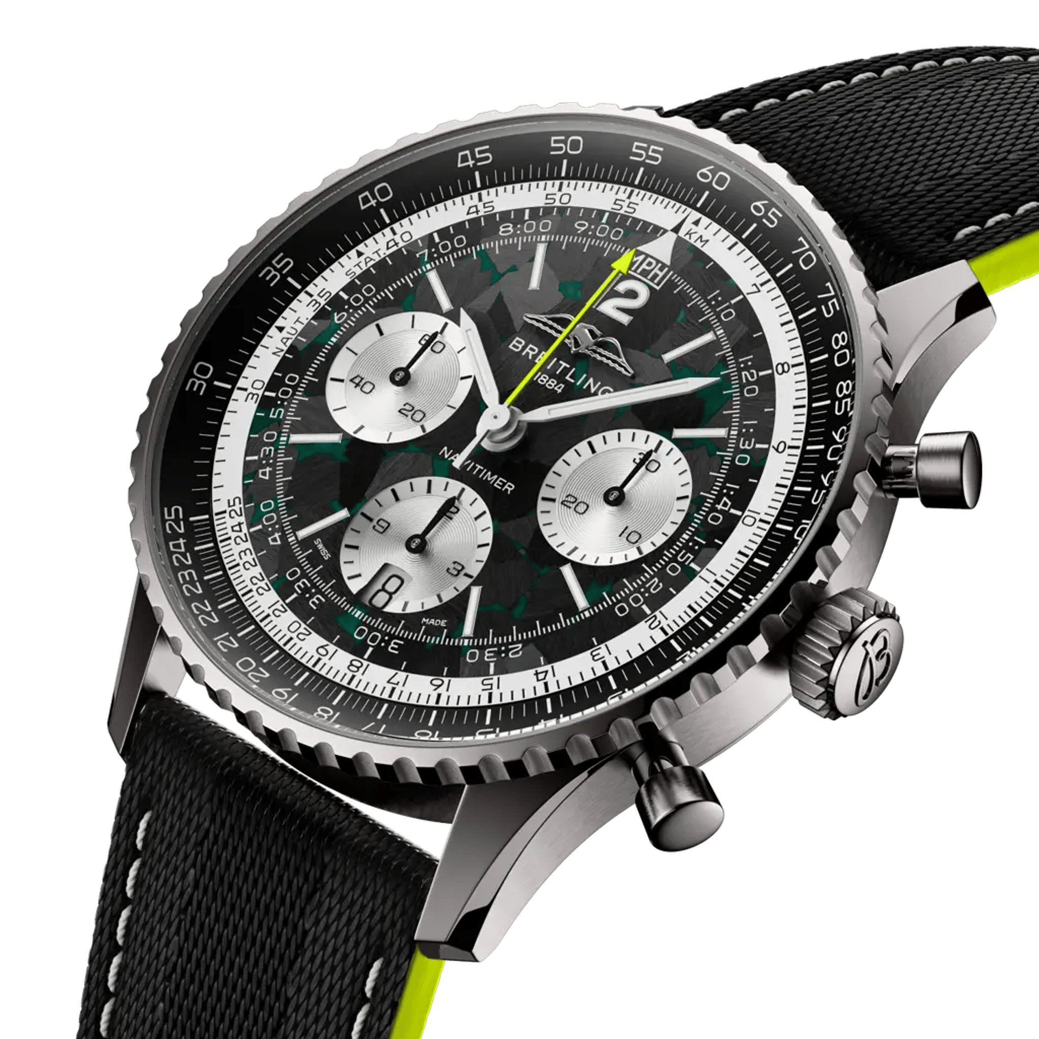 Navitimer B01 Chronograph 43 Aston Martin Aramco Formula ONE™ team - EB01381A1B1X1 - image 2