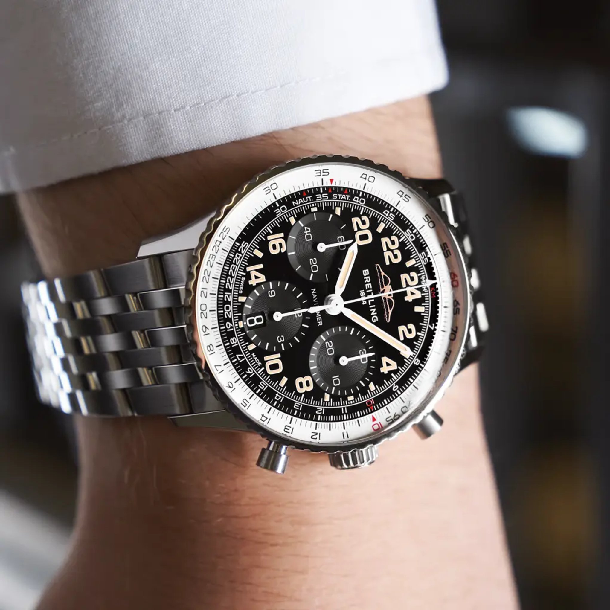 Navitimer B02 Chronograph 41 Cosmonaute - PB02301A1B1A1 - image 5