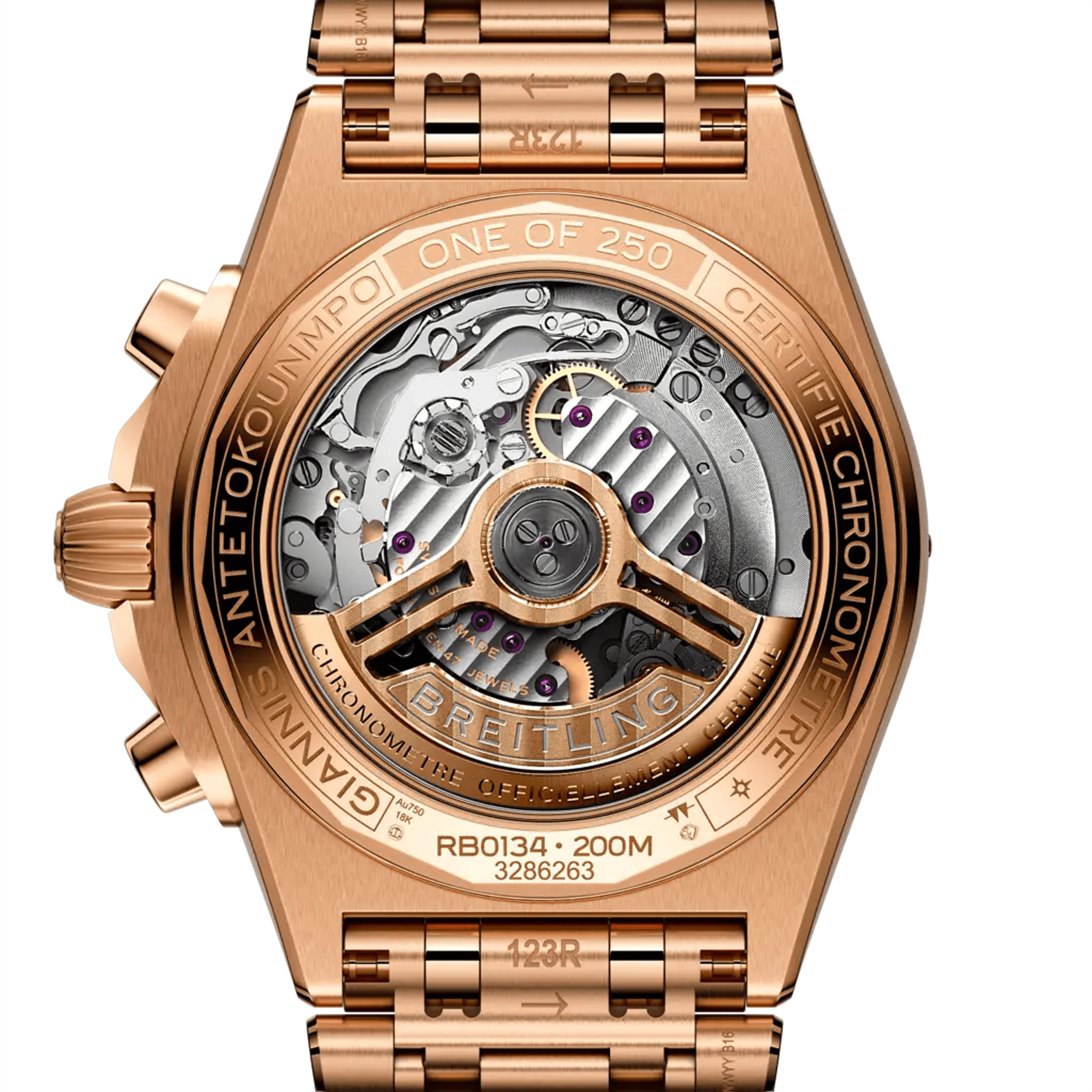 Chronomat B01 42 Giannis Antetokounmpo - RB01344A1L1R1 - image 4