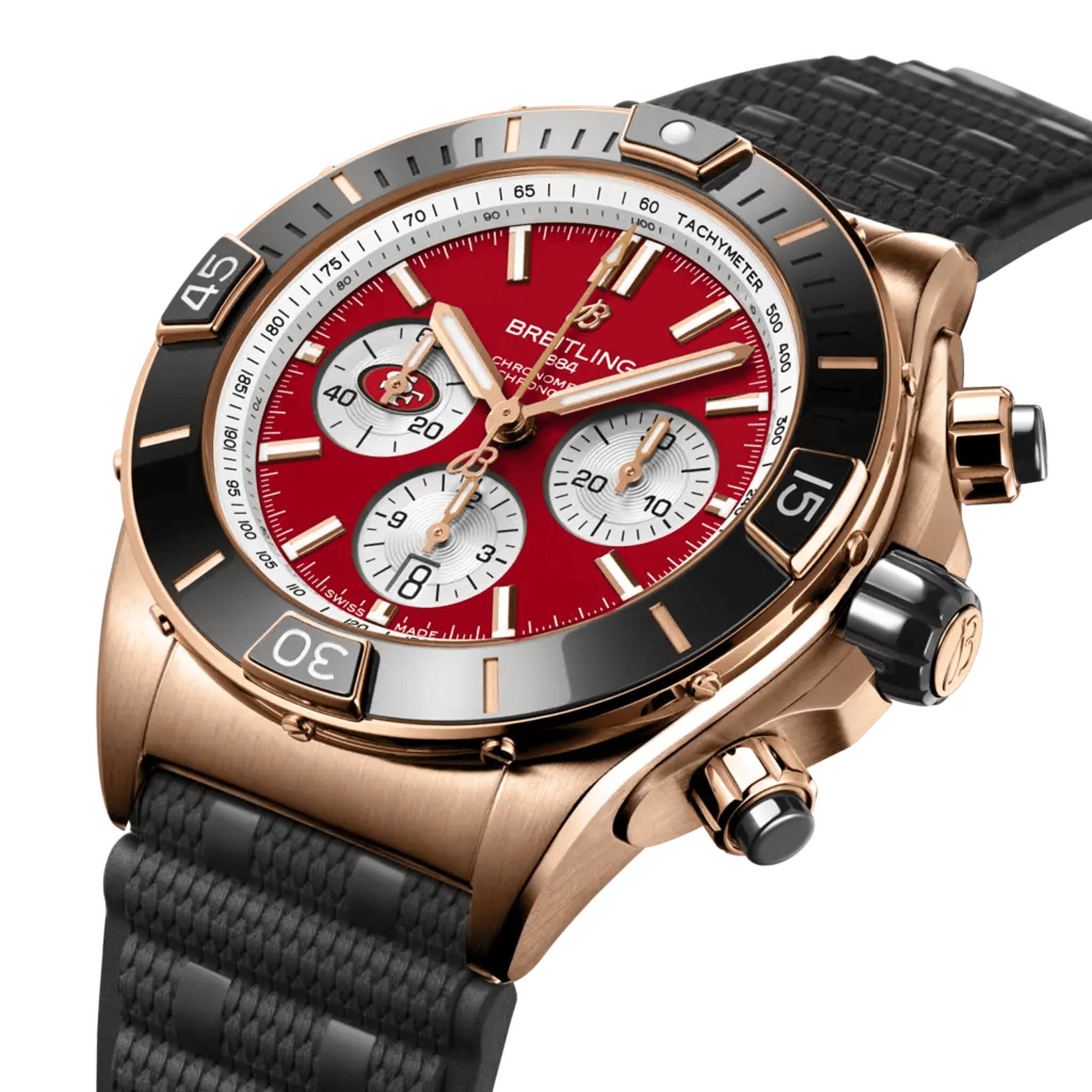 Super Chronomat B01 Chronograph 44 NFL San Francisco 49ers - RB01366A1K1S1 - image 2