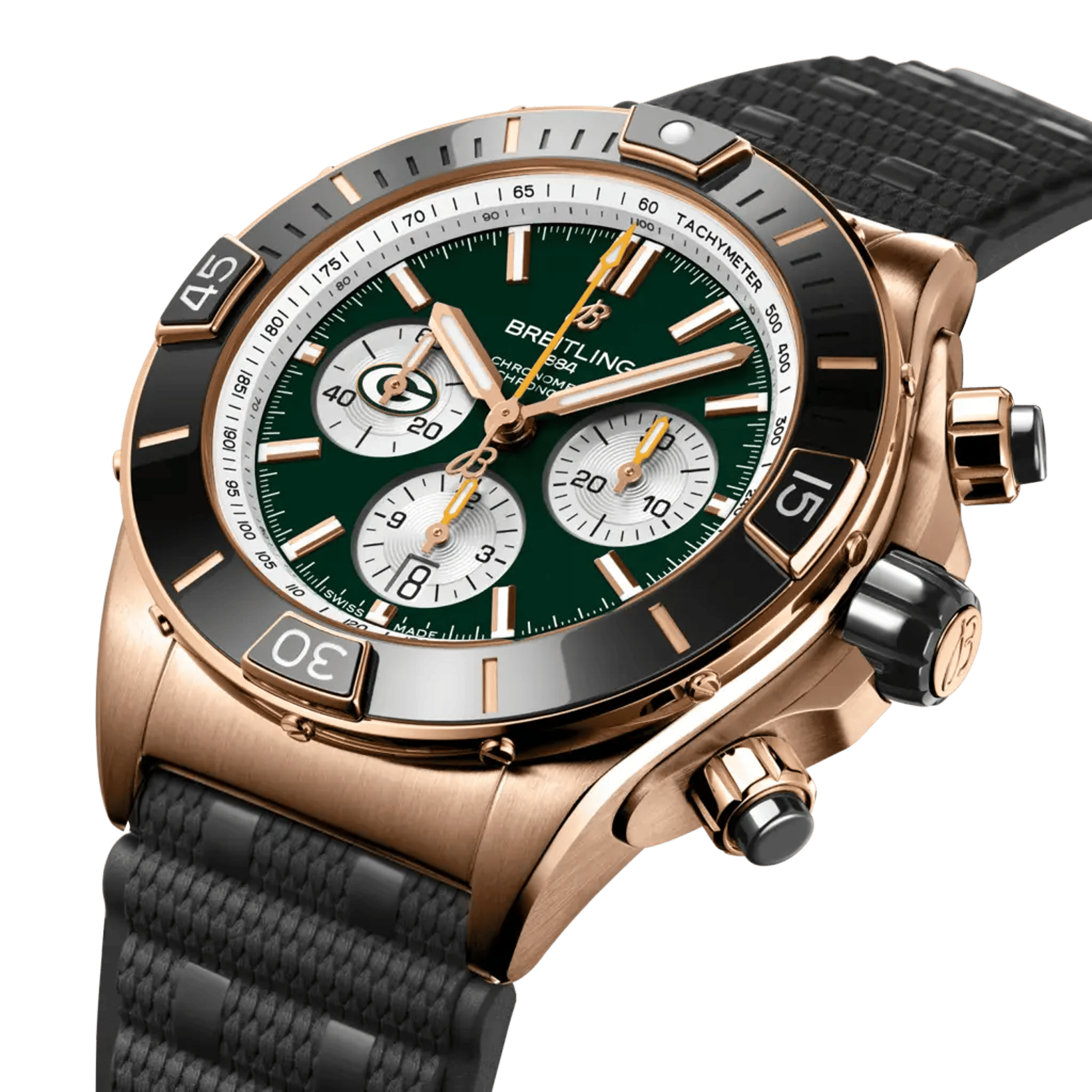 Super Chronomat B01 Chronograph 44 NFL Green Bay Packers - RB01366A1L1S1 - image 2