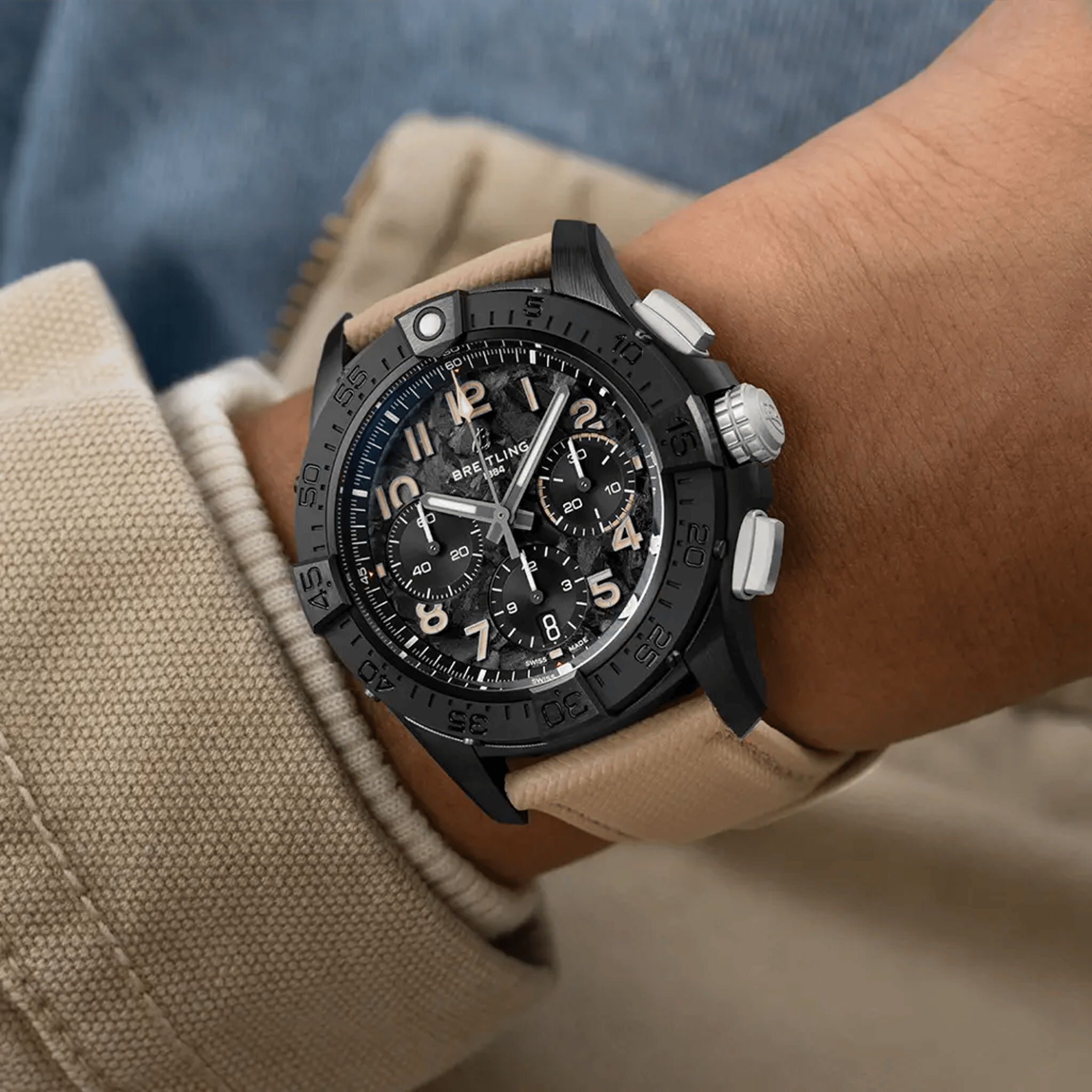 Avenger B01 Chronograph 42 Night Mission - SB0146101B1X1 - image 5