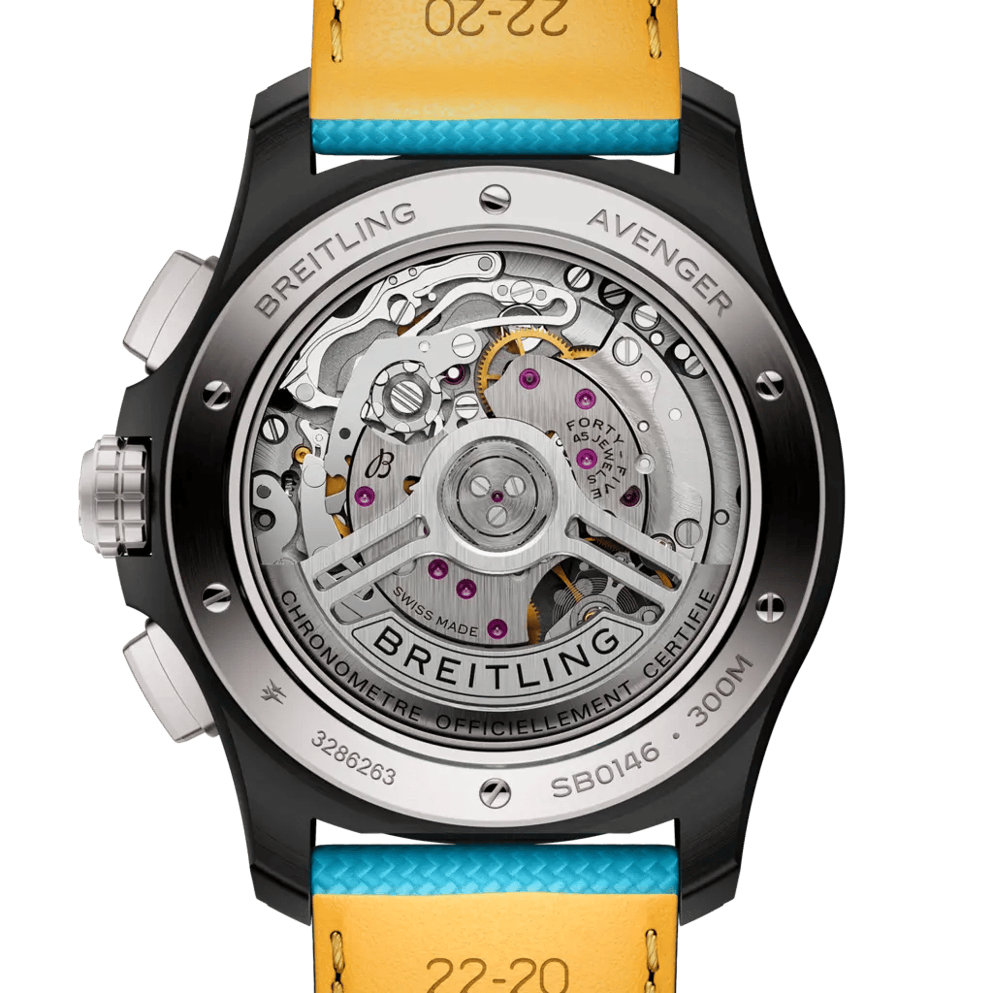 Avenger B01 Chronograph 42 Night Mission - SB0146101L1X1 - image 4