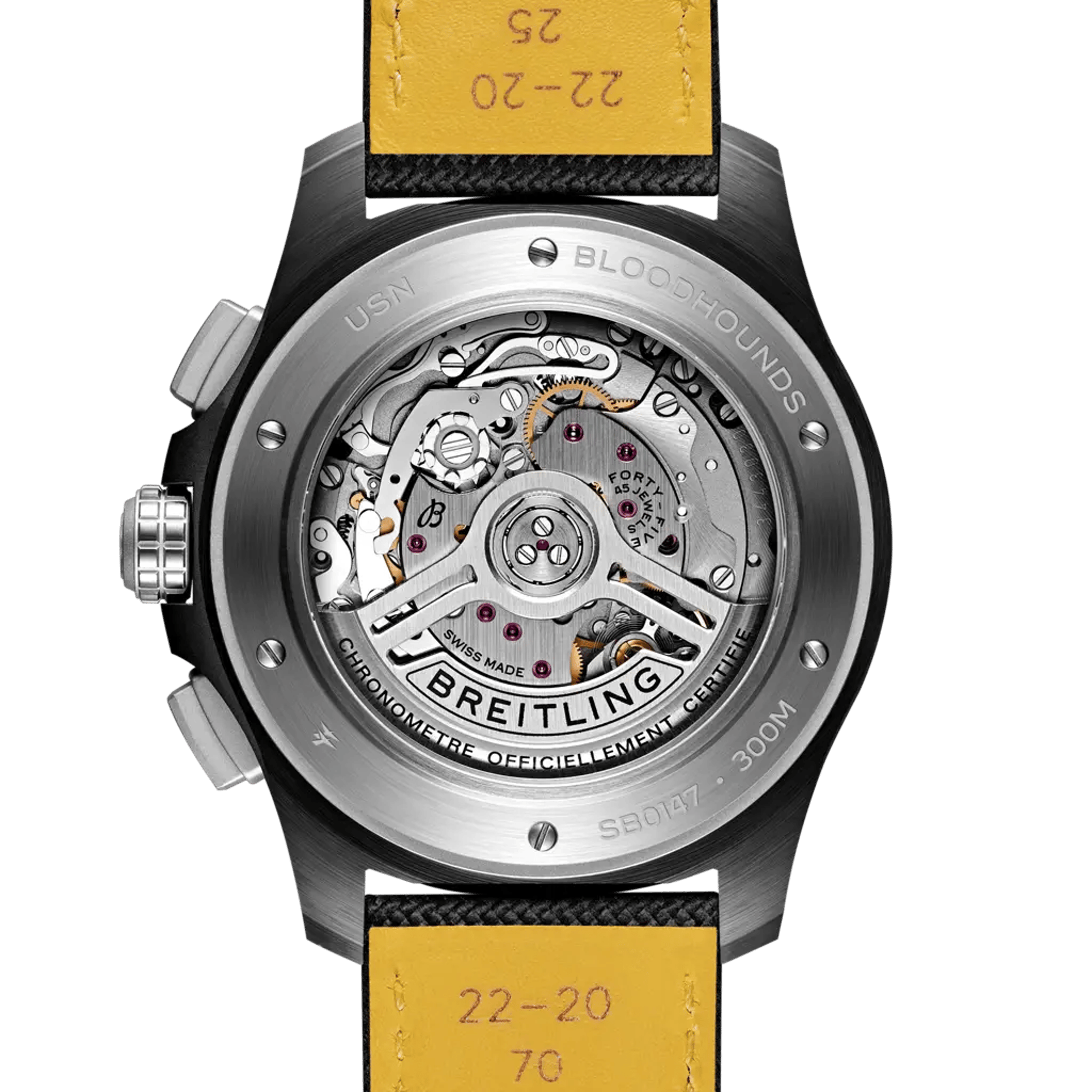 Avenger B01 Chronograph 44 Night Mission Bloodhounds - SB01472A1B1X1 - image 4