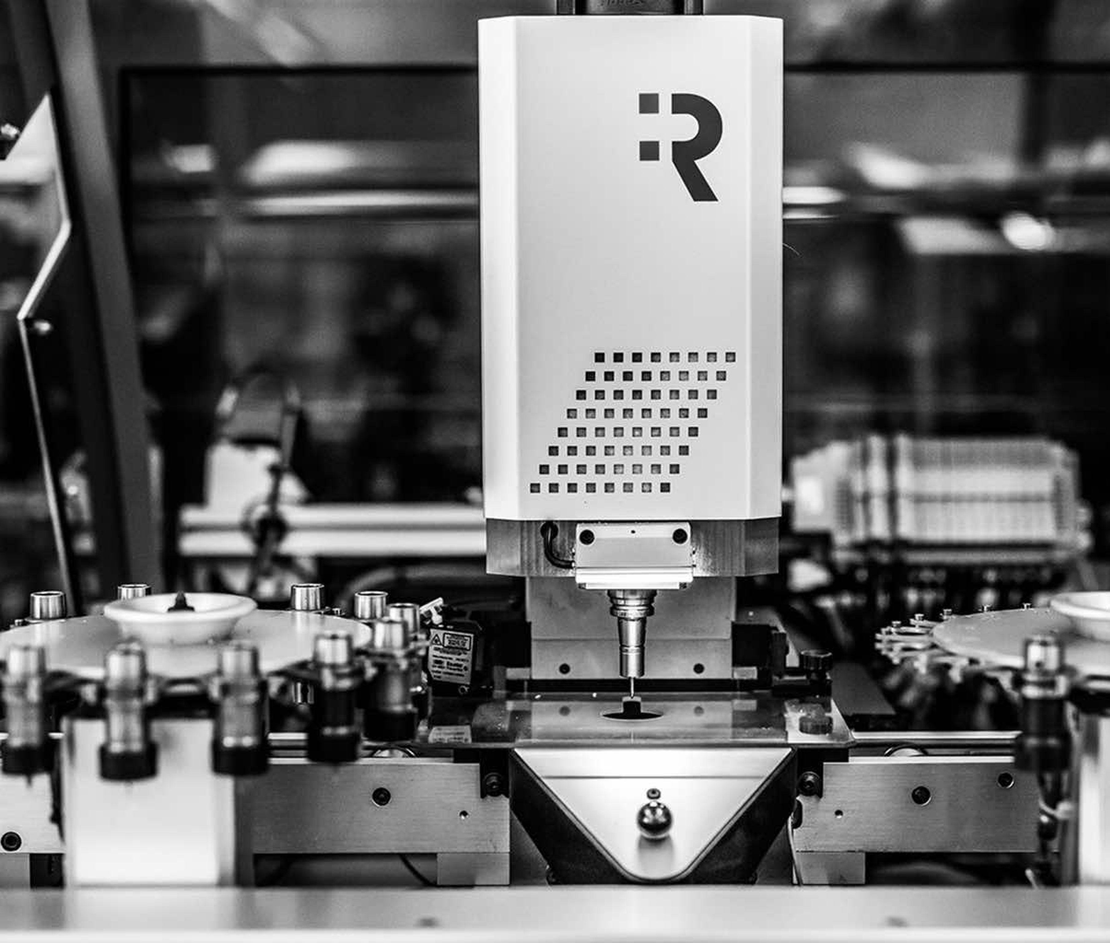 {generated} Precision machinery assembles Breitling components in a modern industrial setting highlighting advanced production.