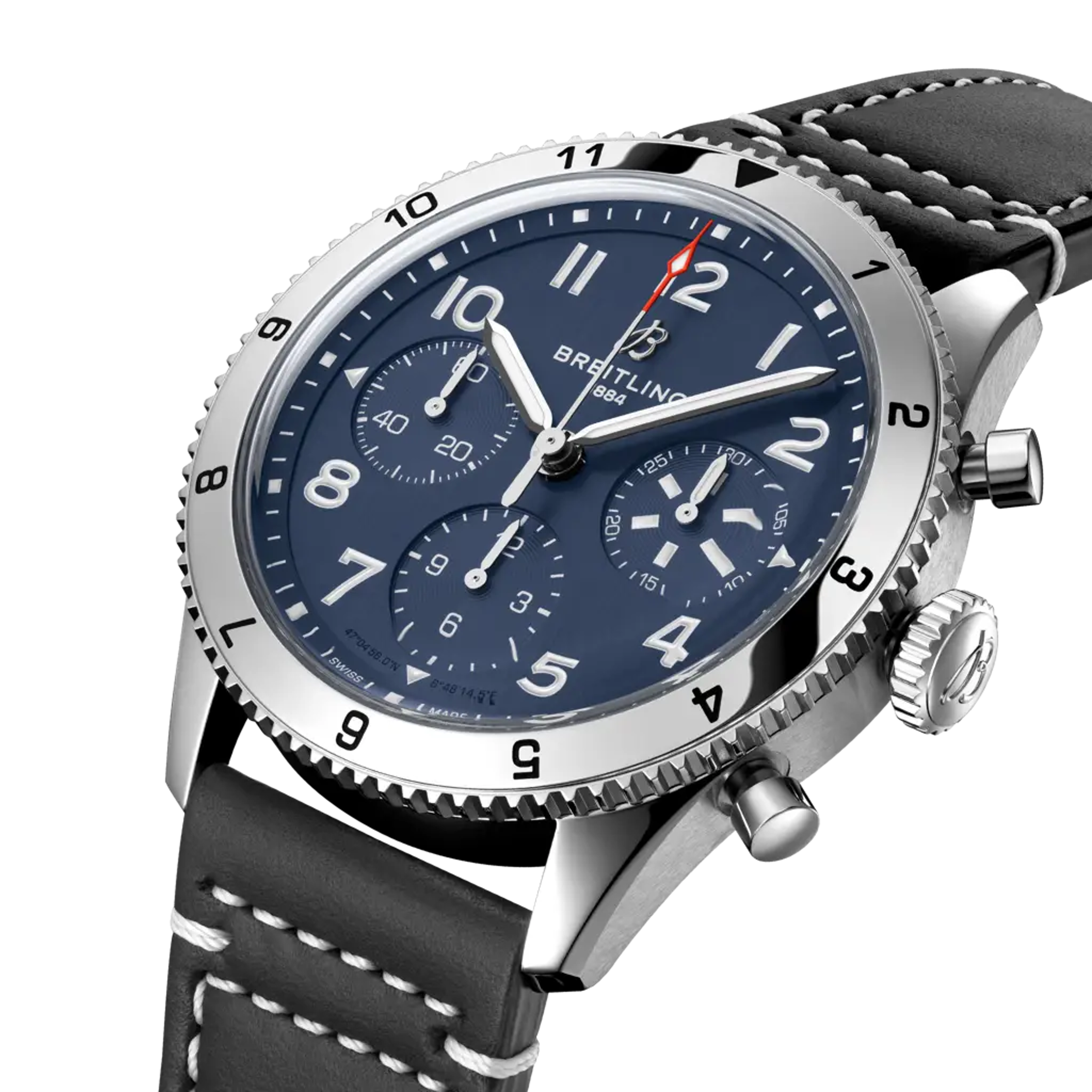 Classic AVI Chronograph 42 Tribute to Vought F4U Corsair - A233801A1C1X1