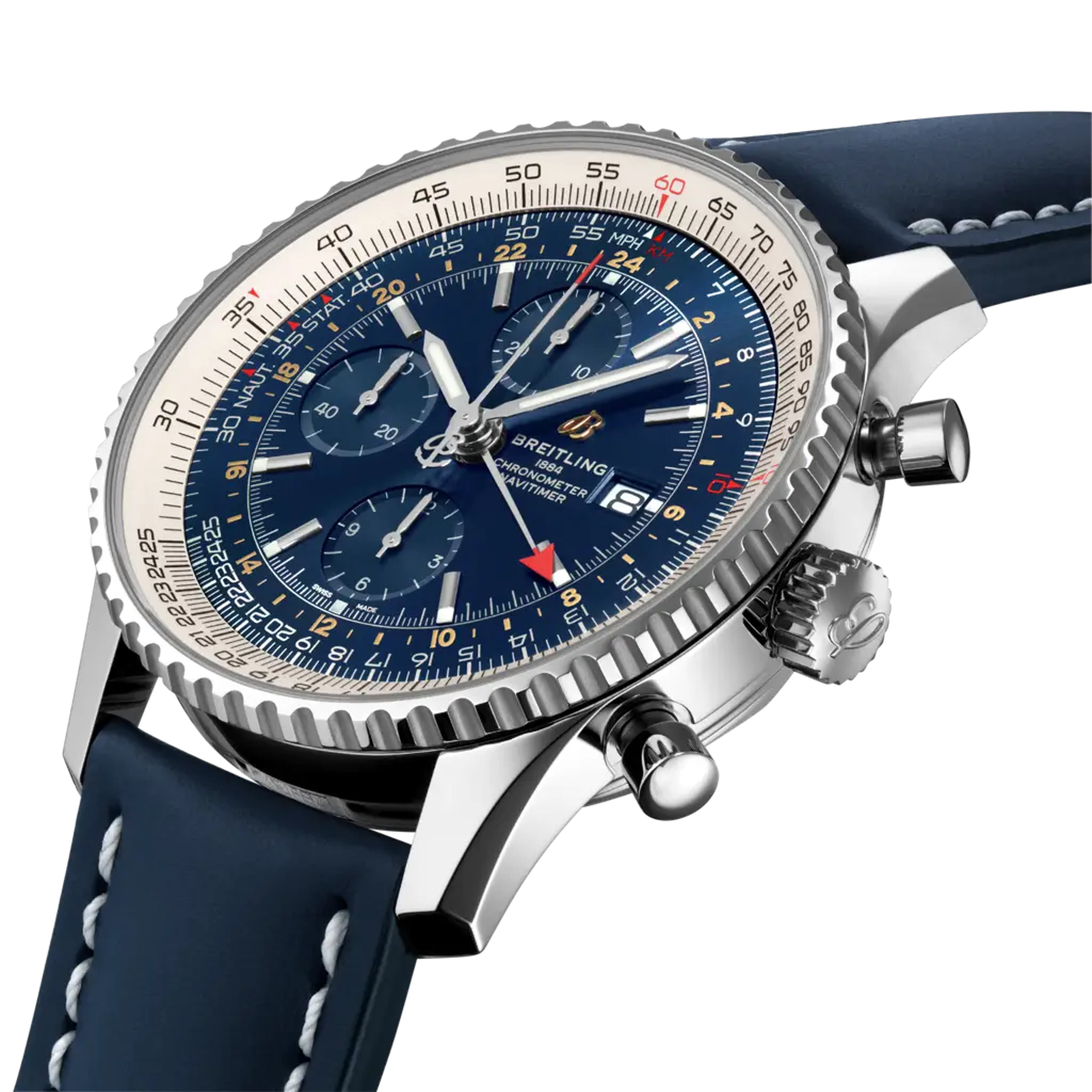 Navitimer Chronograph GMT 46 - A24322121C2X2