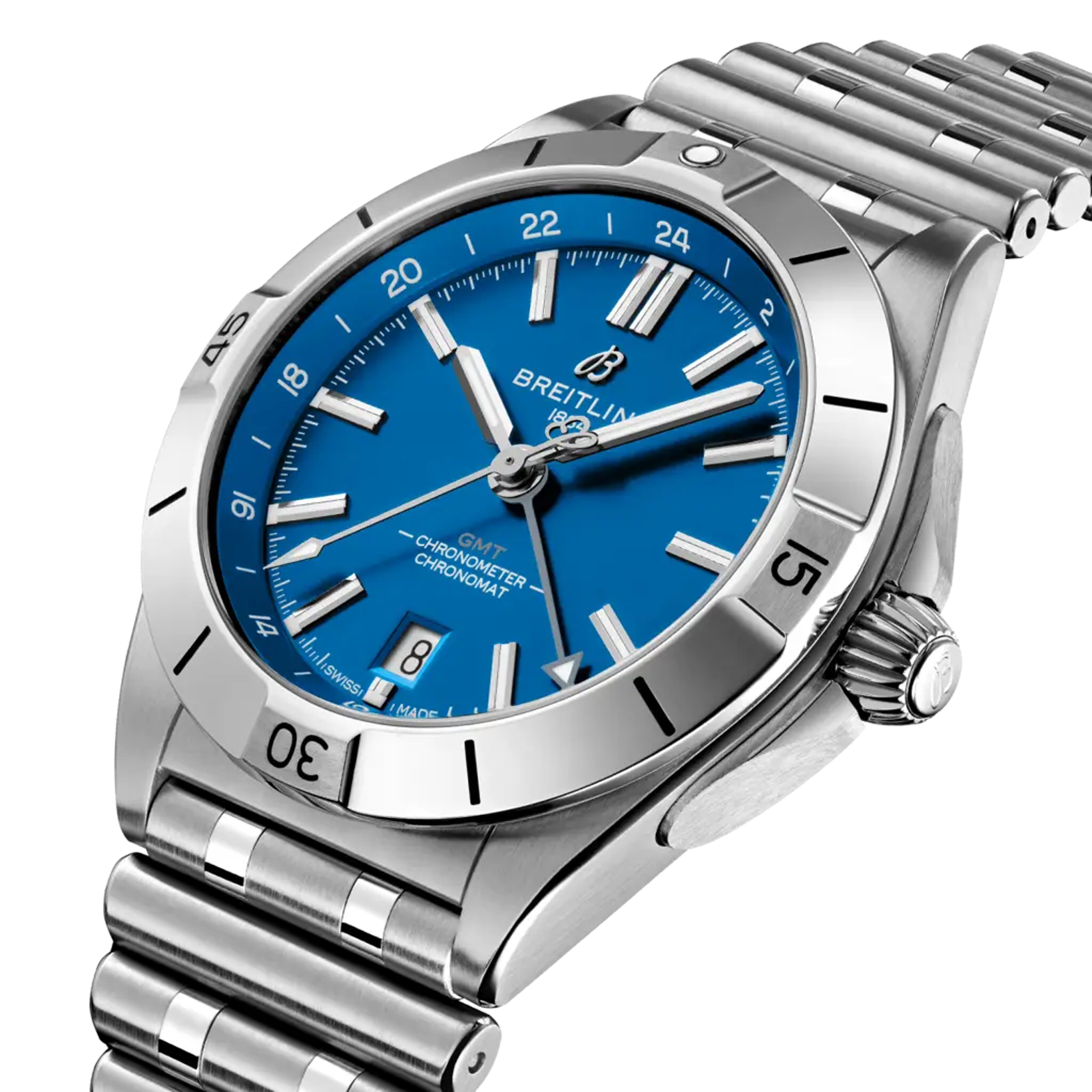 Chronomat Automatic GMT 40 NFL Detroit Lions Edition - A32398B31C1A1