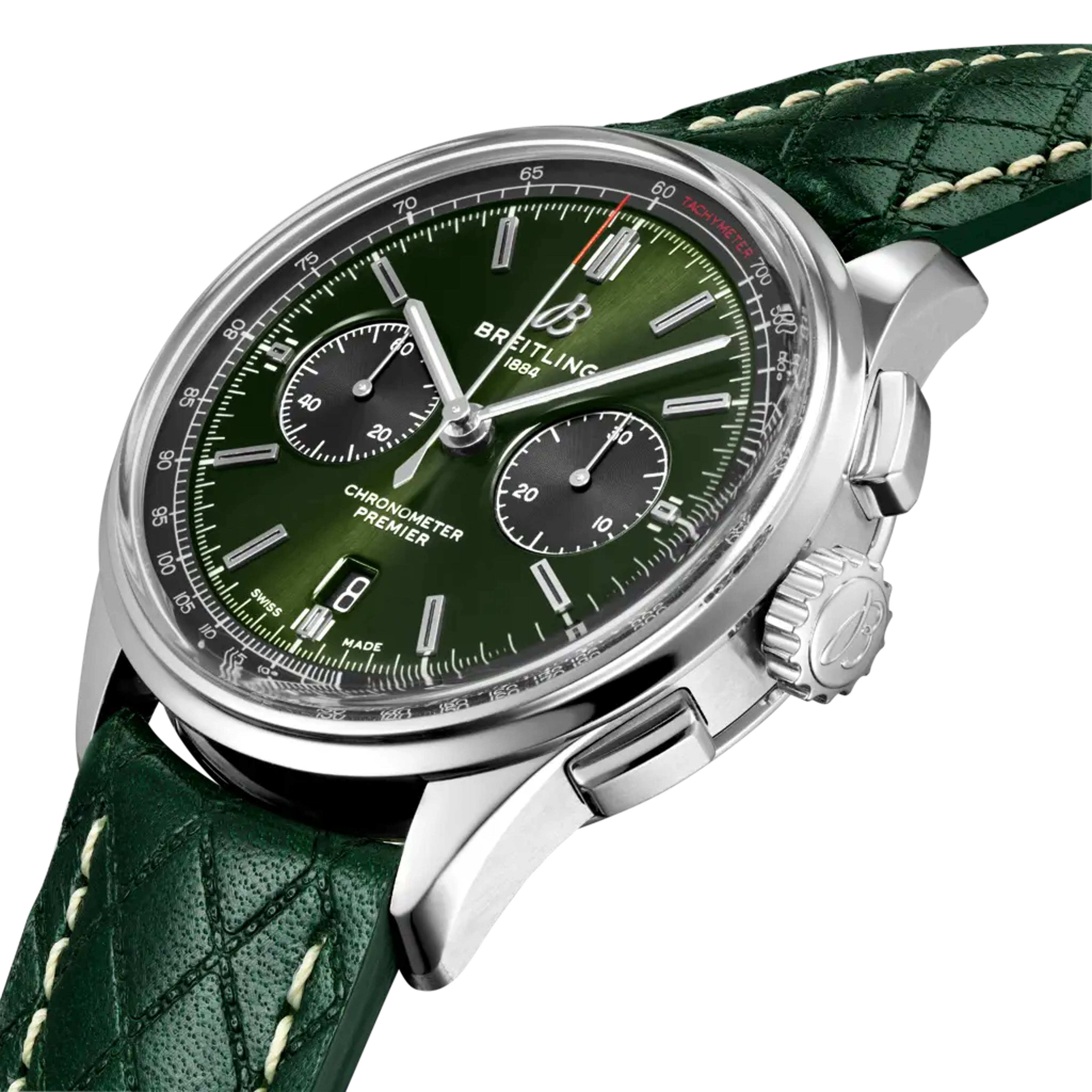 Premier B01 Chronograph 42 Bentley British Racing Green - AB0118A11L1X1