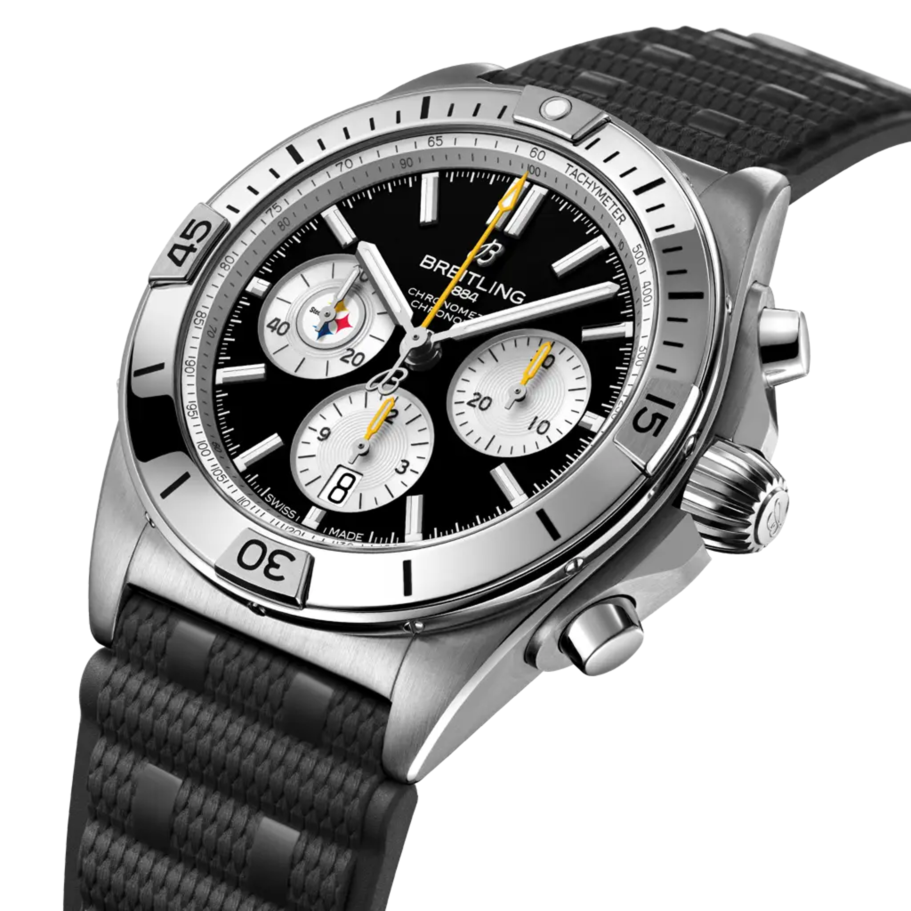 Chronomat B01 42 NFL Pittsburgh Steelers Edition - AB01342B1B2S1