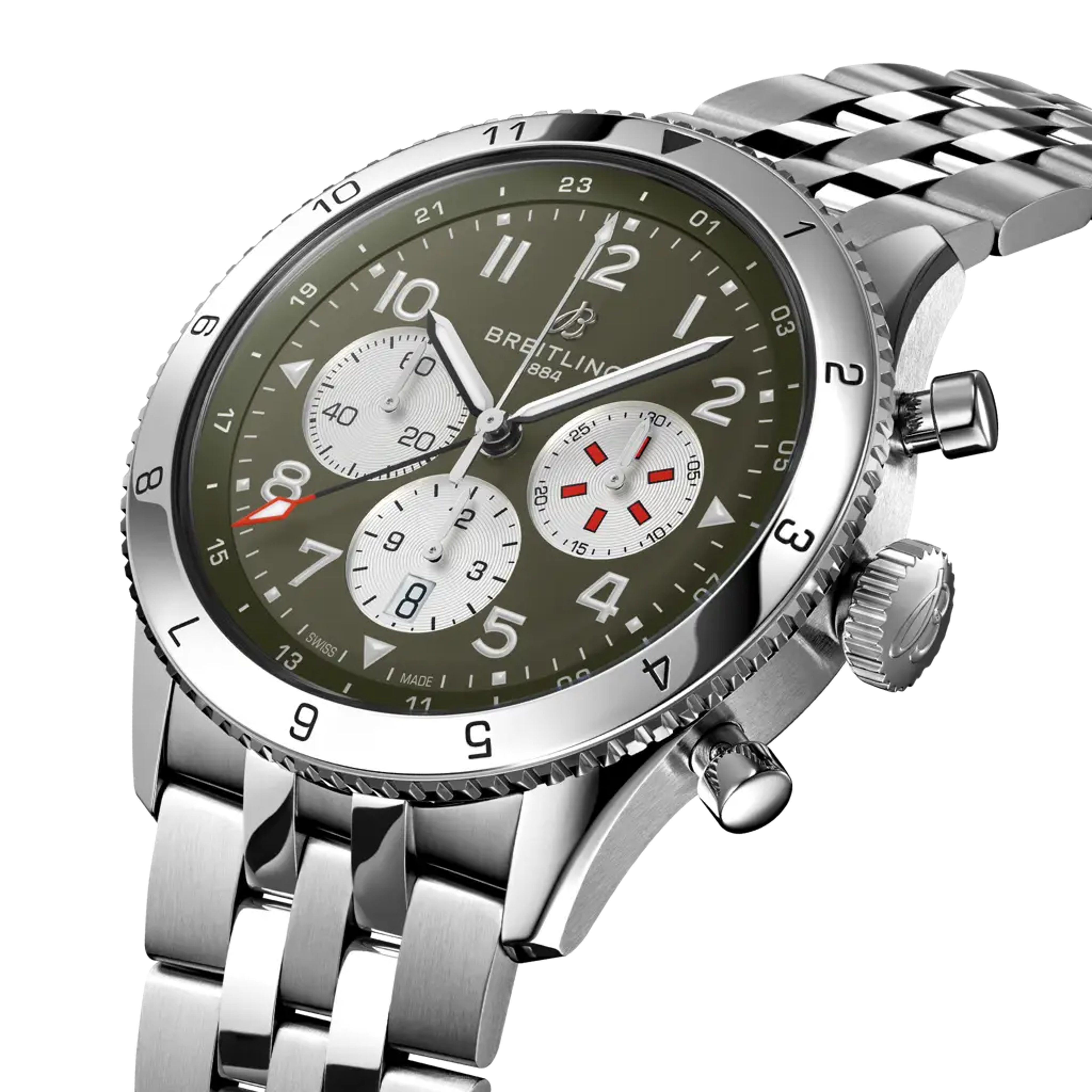 Super AVI B04 Chronograph GMT 46 Curtiss Warhawk - AB04452A1L1A1
