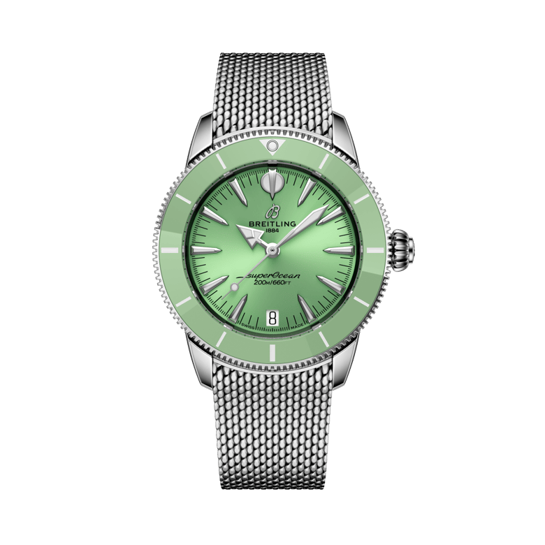 Superocean Heritage Automatic 36, reference A10390361L1A1. Link to product details.