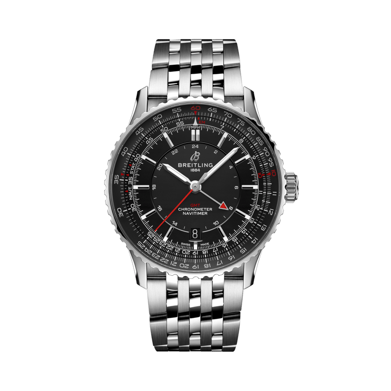 Navitimer Automatic GMT 41, reference A32310251B1A1. Link to product details.