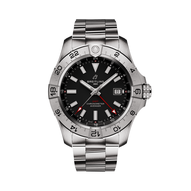 Avenger Automatic GMT 44, reference A32320101B1A1. Link to product details.