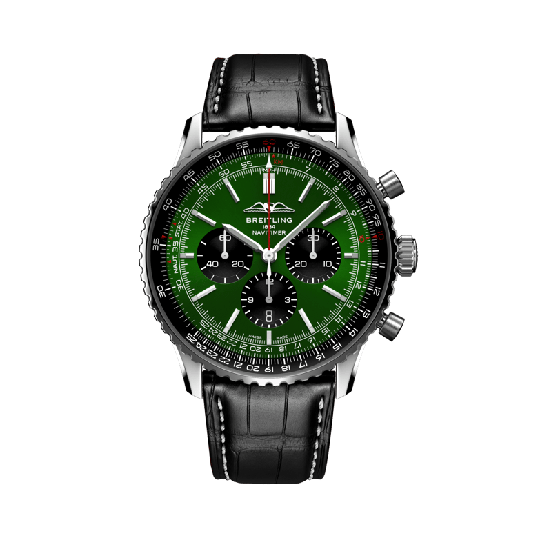 Navitimer B01 Chronograph 46, reference AB0137241L1P1. Link to product details.