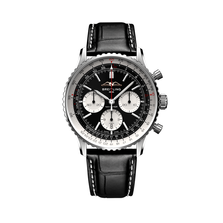 Navitimer B01 Chronograph 43, reference AB0138211B1P1. Link to product details.