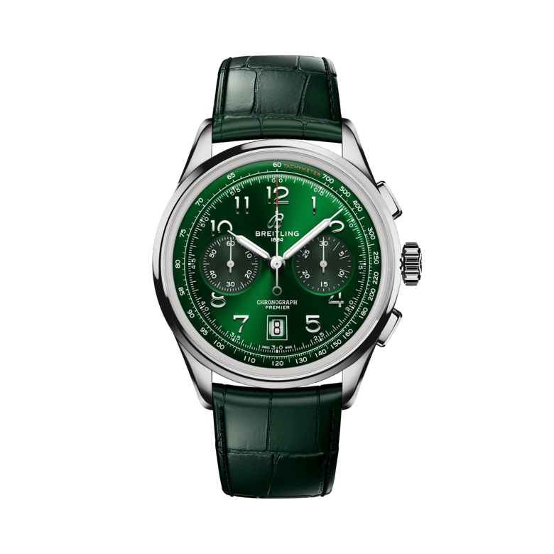 Premier B01 Chronograph 42, referencia AB0145371L1P2. Enlace a detalles del producto.