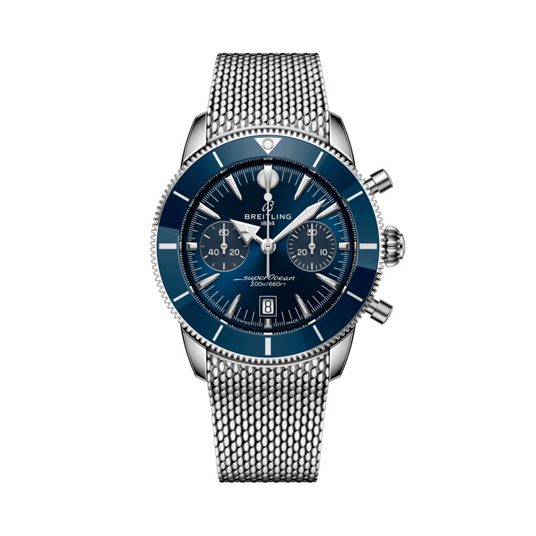 Superocean Heritage B01 Chronograph 42, reference AB0156161C1A1. Link to product details.