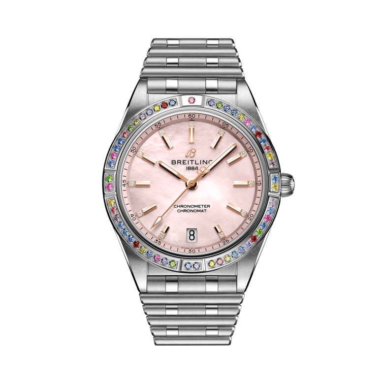 Chronomat Automatic 36 South Sea, reference G10380BB1K1G1. Link to product details.