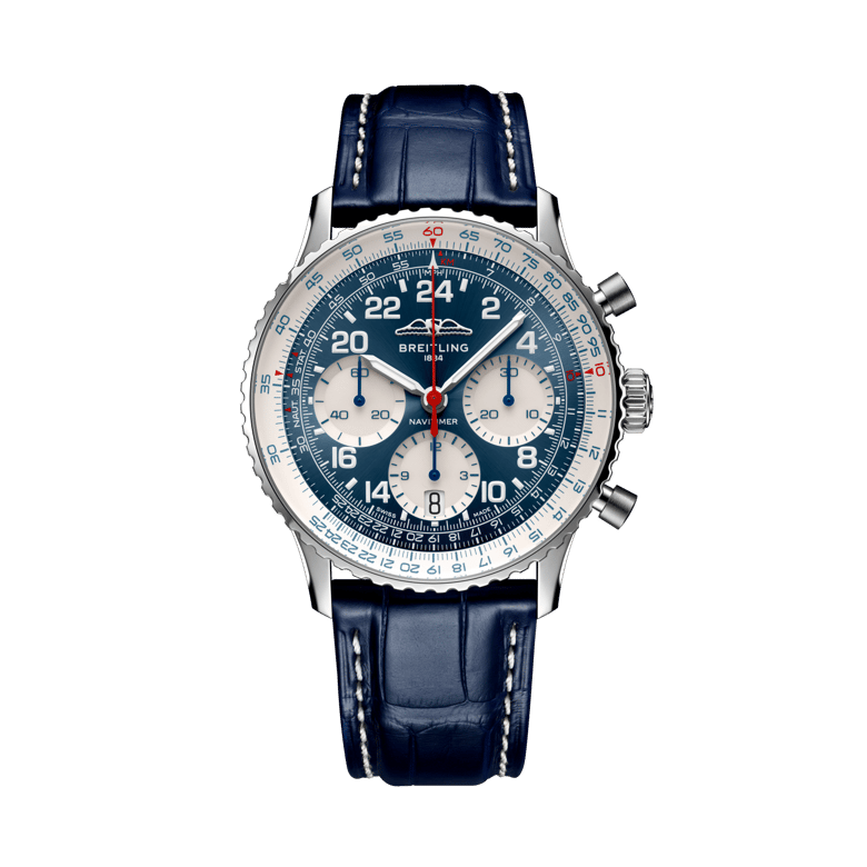 Navitimer B02 Chronograph 41 Cosmonaute Scott Carpenter Centenary, reference LB0240211C1P1. Link to product details.