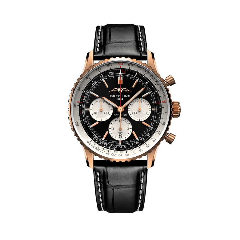 Navitimer B01 Chronograph 43, reference RB0138211B1P1. Link to product details.