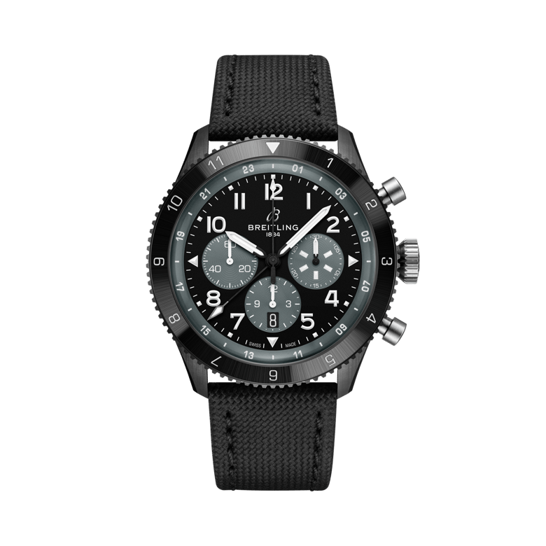 Super AVI B04 Chronograph GMT 46 Mosquito Night Fighter, referencia SB04451A1B1X1. Enlace a detalles del producto.