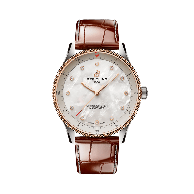 Navitimer 32, reference U77320E61A1P1. Link to product details.