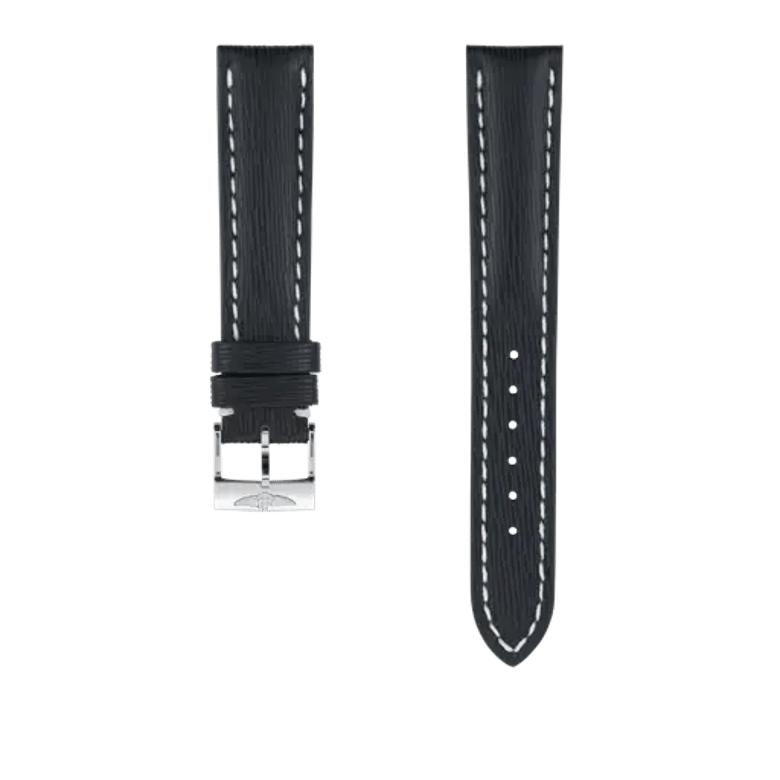 Black sahara calfskin leather strap, reference 213X. Link to product details.