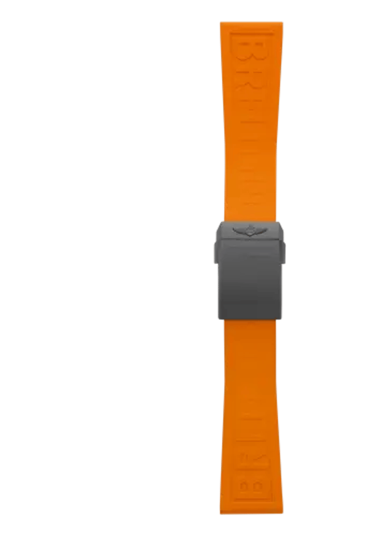 Orange Twinpro rubber strap, reference 241S. Link to product details.