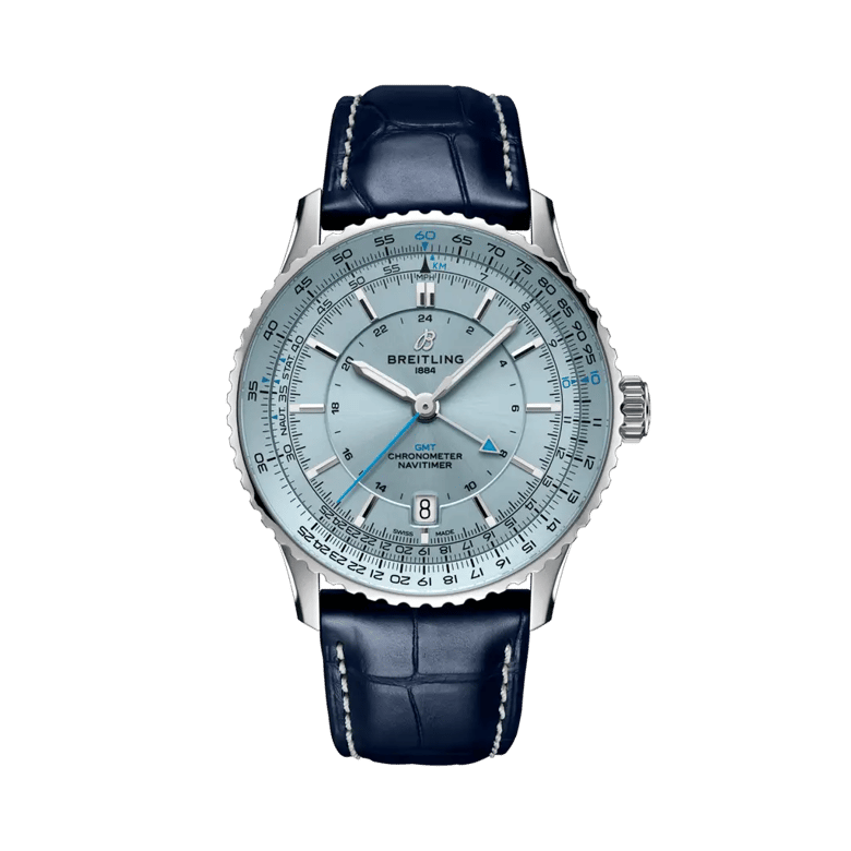 Navitimer Automatic GMT 41, reference A32310171C1P1. Link to product details.