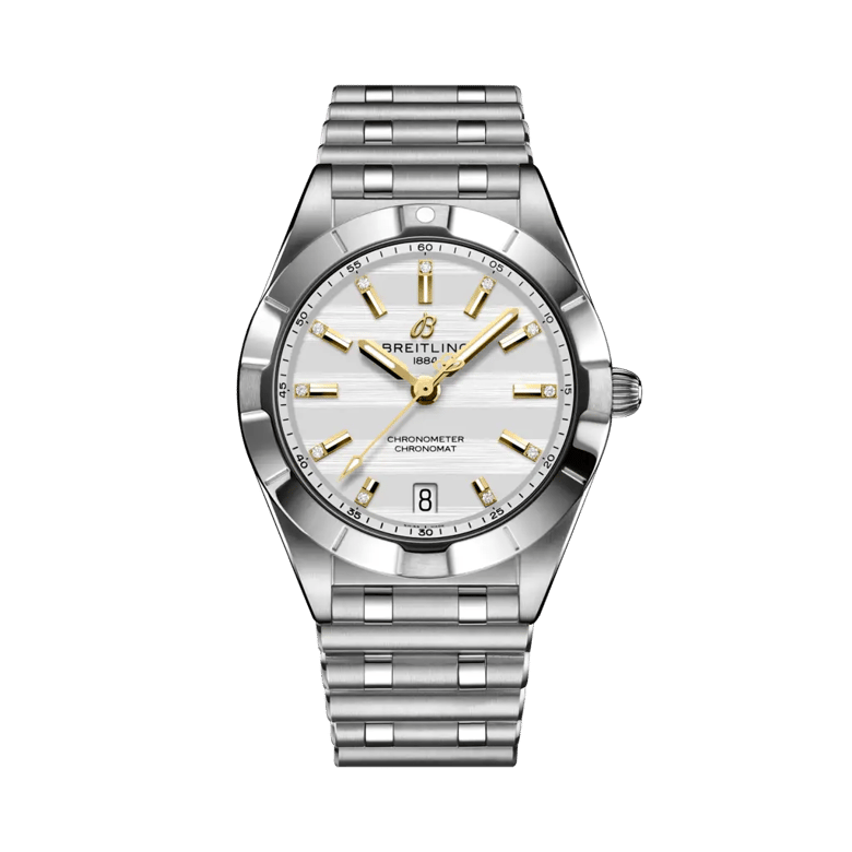 Chronomat 32 Six Nations England, reference A773105A1A1A1. Link to product details.