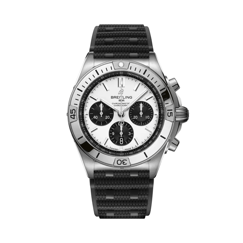 Chronomat B01 42, reference AB01344B1A1S1. Link to product details.