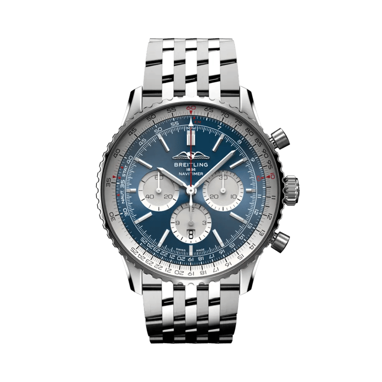 Navitimer B01 Chronograph 46, reference AB0137211C1A1. Link to product details.