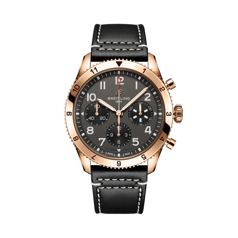 Classic AVI Chronograph 42 P-51 Mustang, reference R233801A1B1X1. Link to product details.