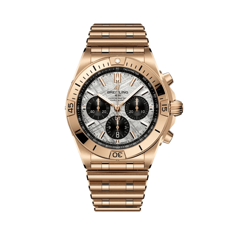 Chronomat B01 42 Erling Haaland, reference RB01347A1F1R1. Link to product details.