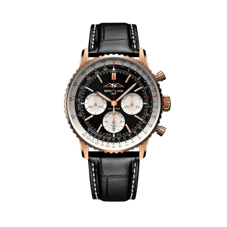 Navitimer B01 Chronograph 43, reference RB0138211B1P1. Link to product details.